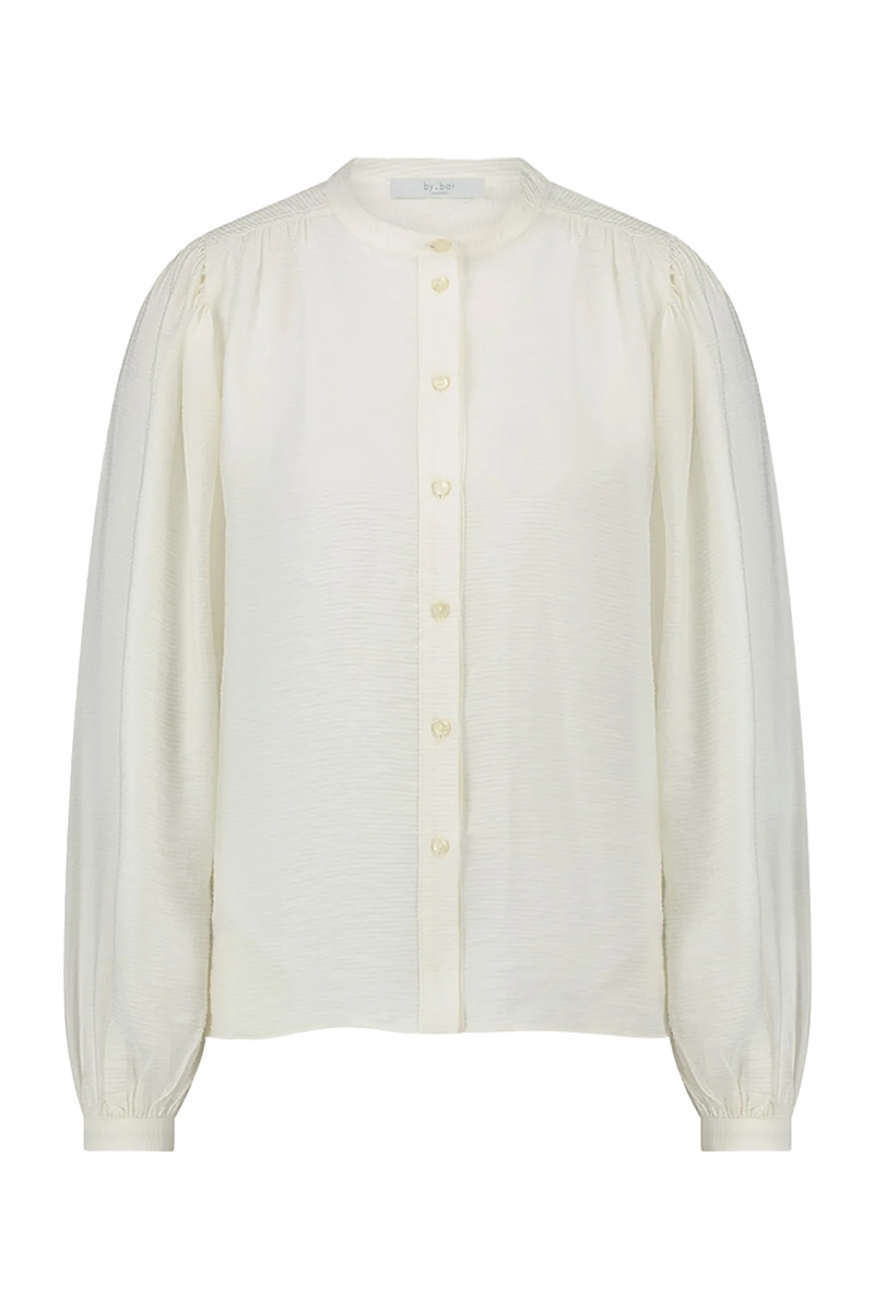 Dames blouse lange mouw ecru