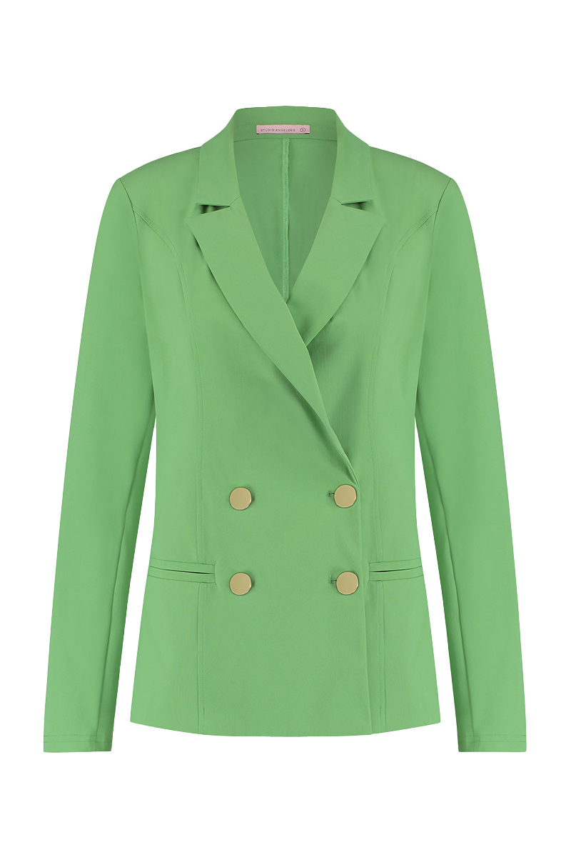Studio Anneloes Blues bonded blazer Groen-1 1
