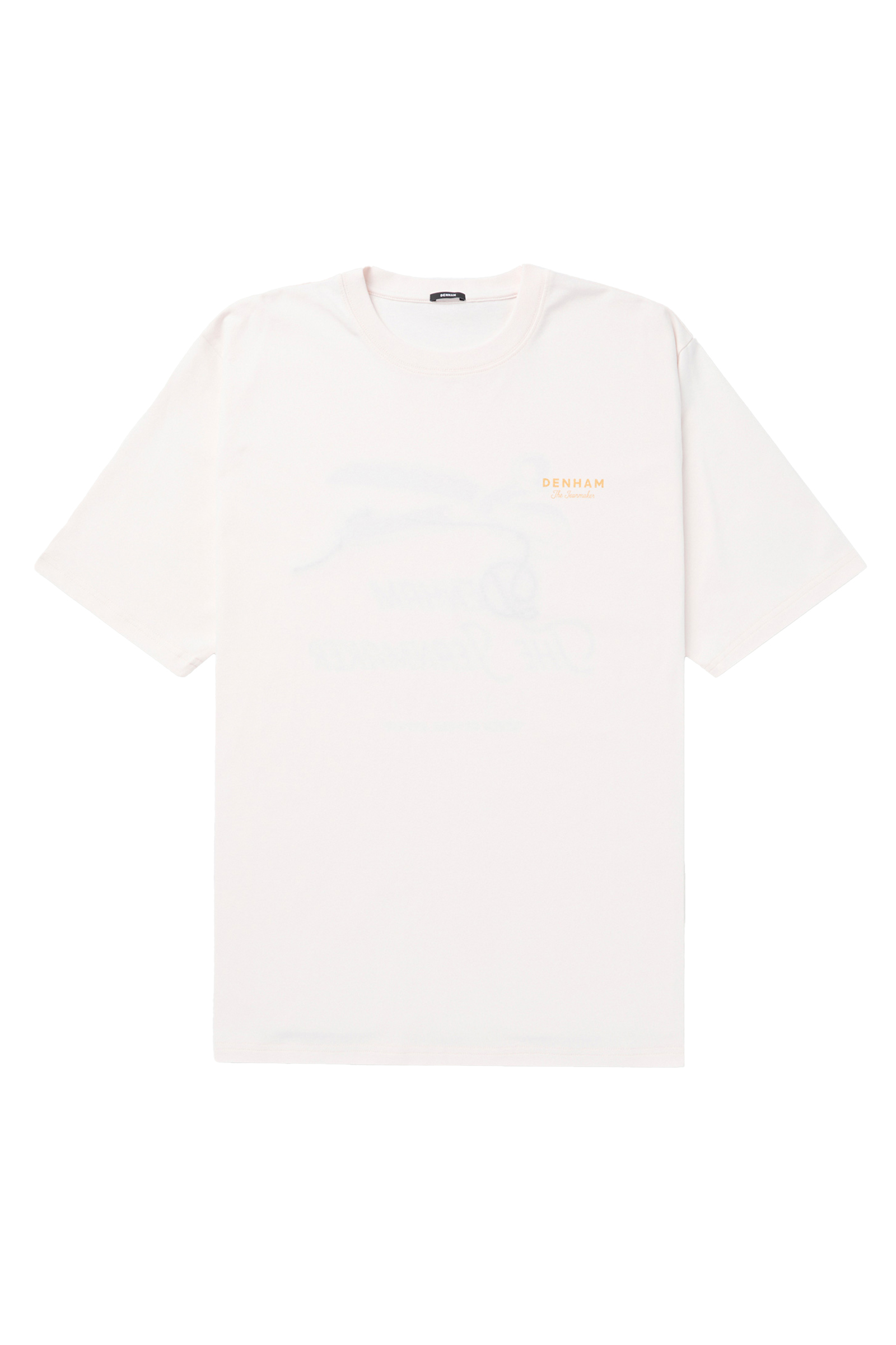 Heren t-shirt kortemouw ecru