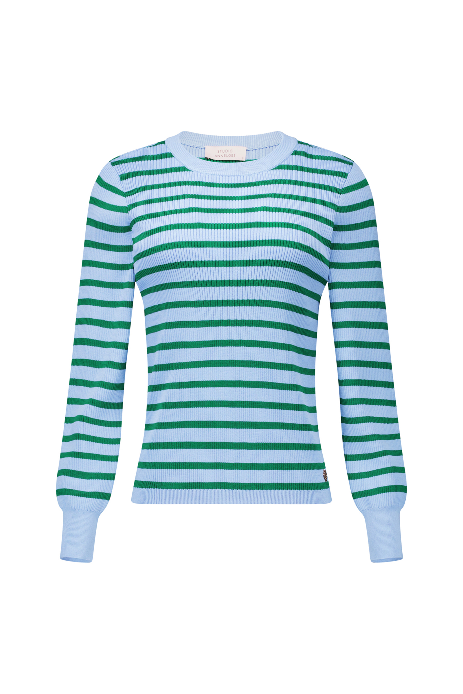 Dames t-shirt korte mouw blauw