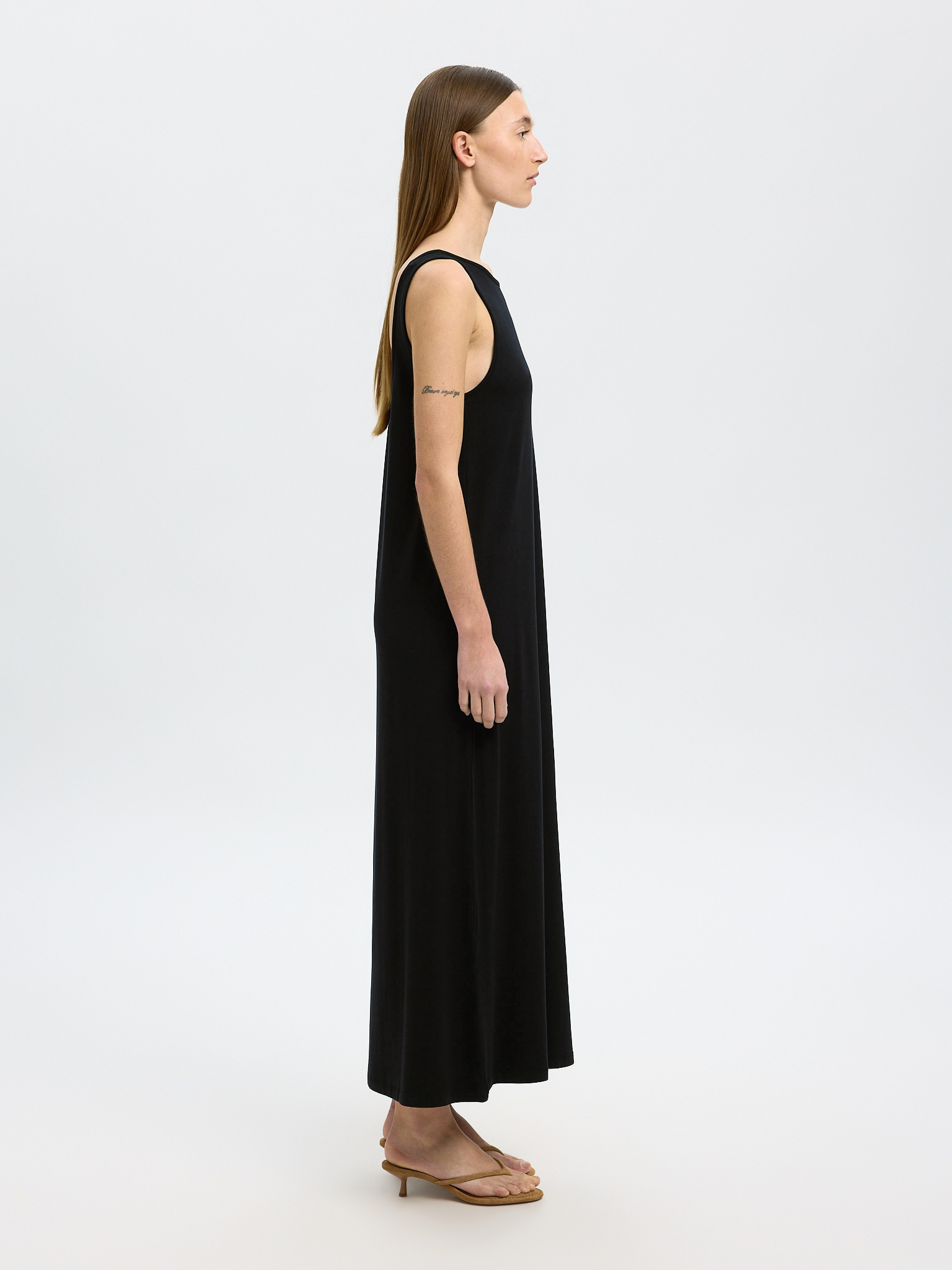 Selected SLFANOLA SL LOW BACK ANKLE DRESS NO 179099-Black 3