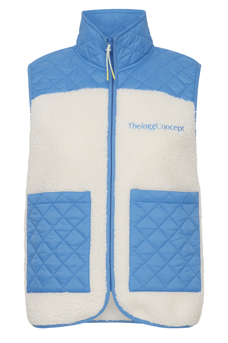 The Jogg Concept JCBERRI WAISTCOAT3 Blauw-1 1