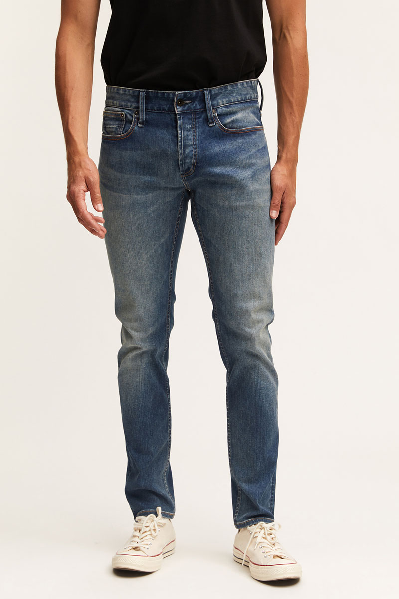 Heren jeans blauw