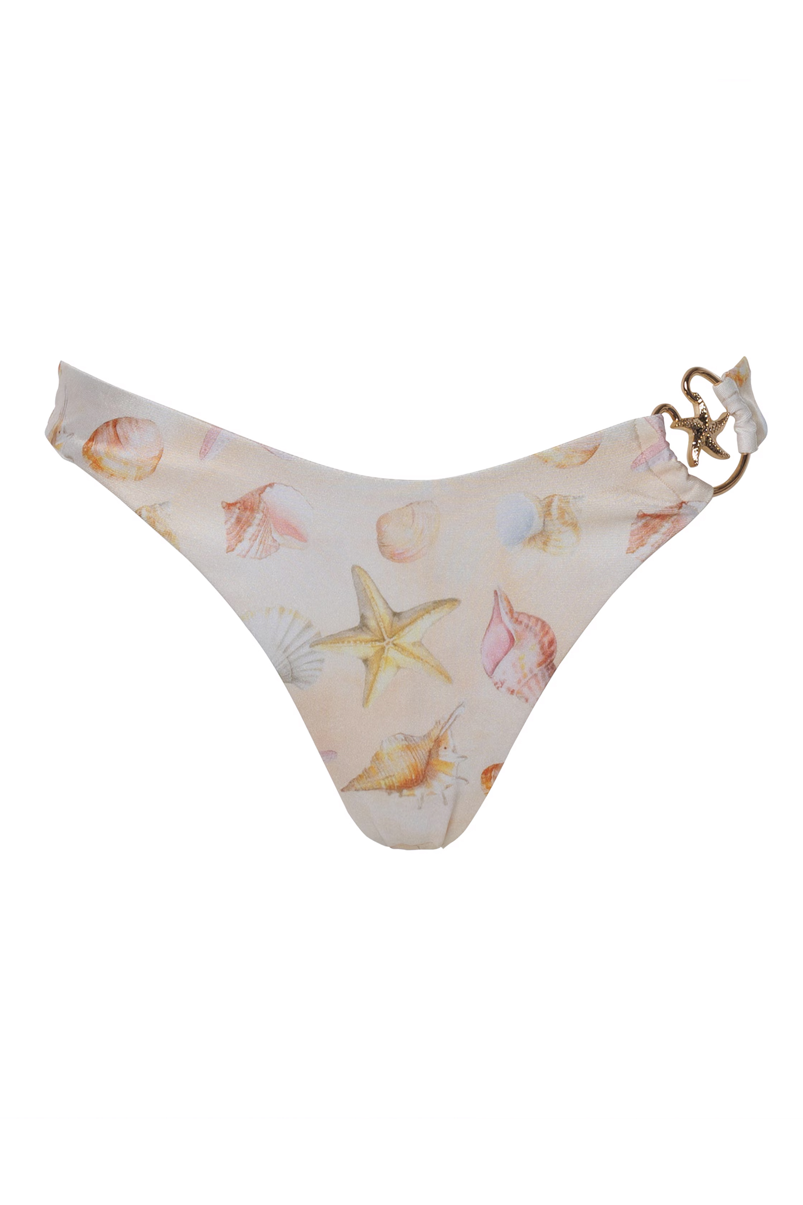 Bad/beach dames bikini slip ecru
