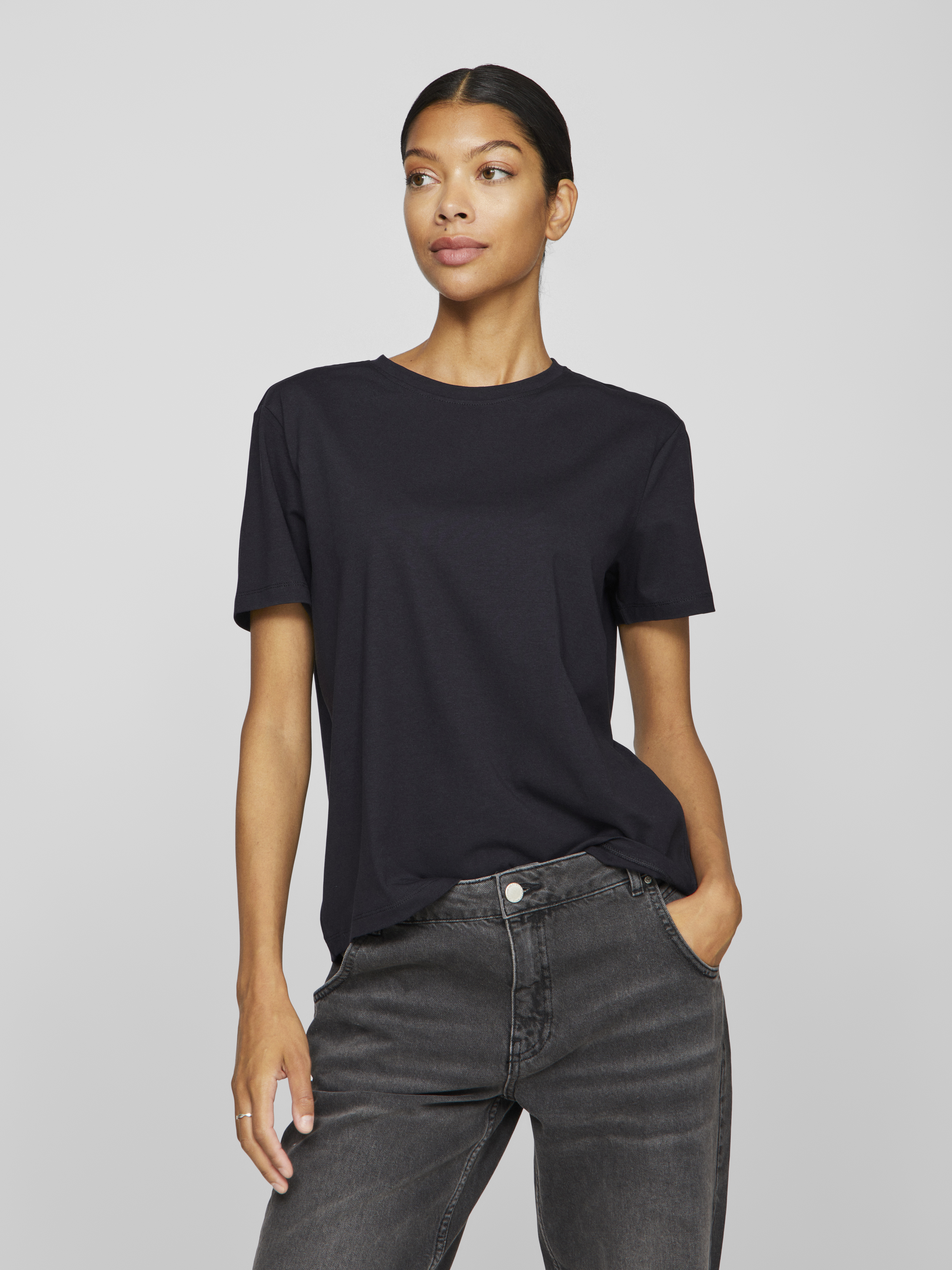 Vila VINORA S/S T-SHIRT - NOOS 295042-Black Beauty 3