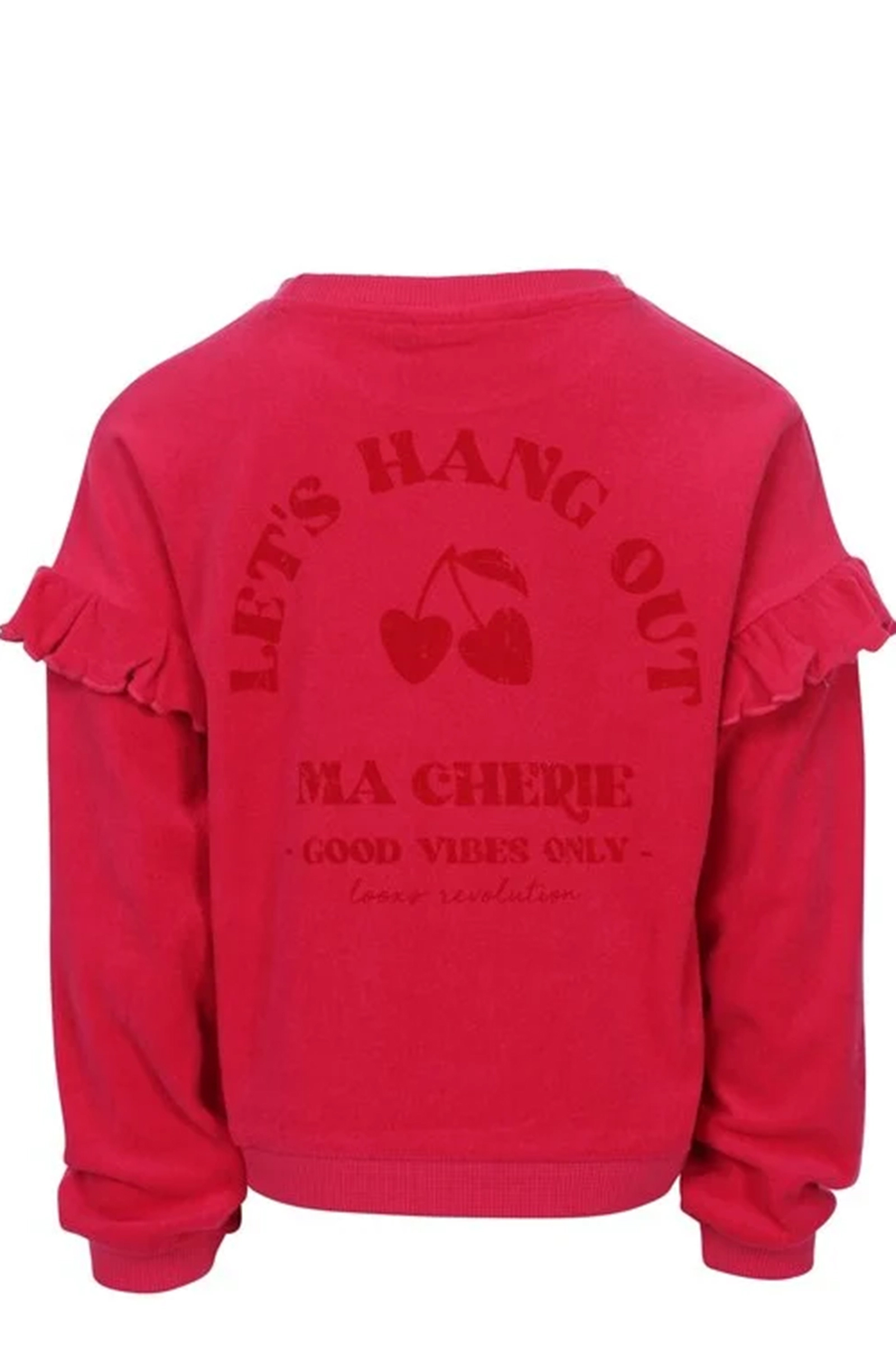 Meisjes sweater rose