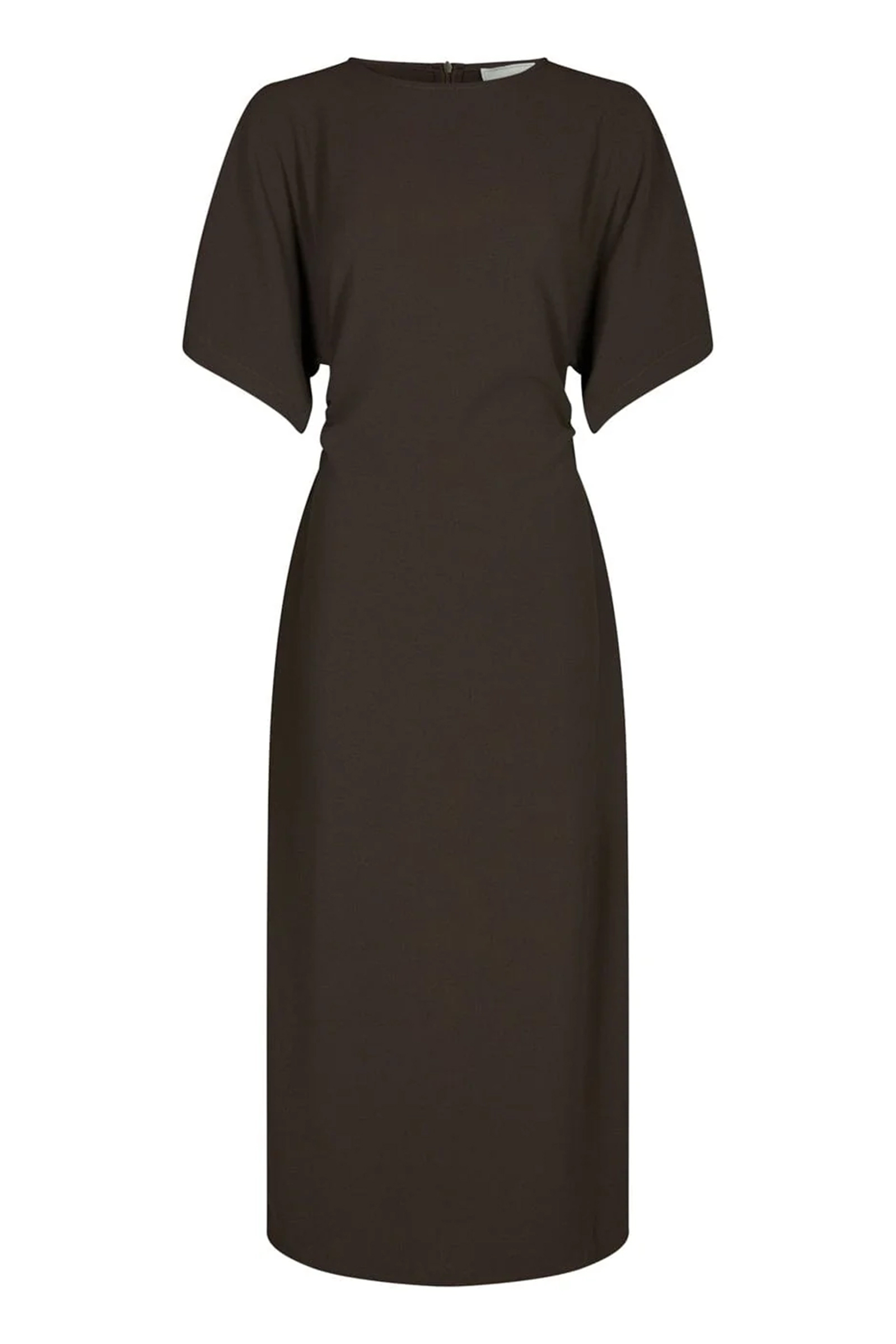 Dames jurk bruin