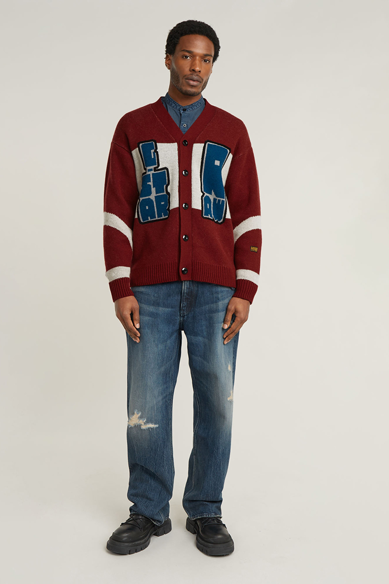 Heren vest rood
