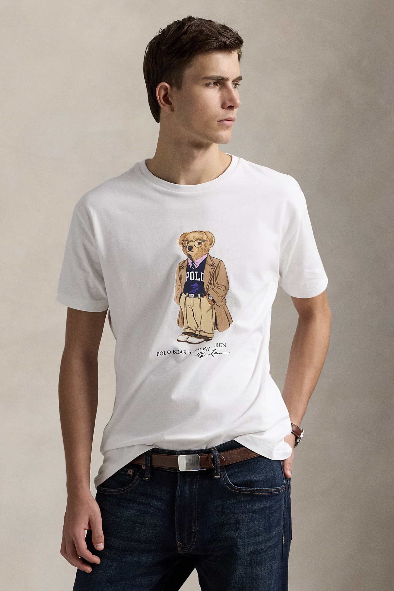 Heren t-shirt kortemouw wit