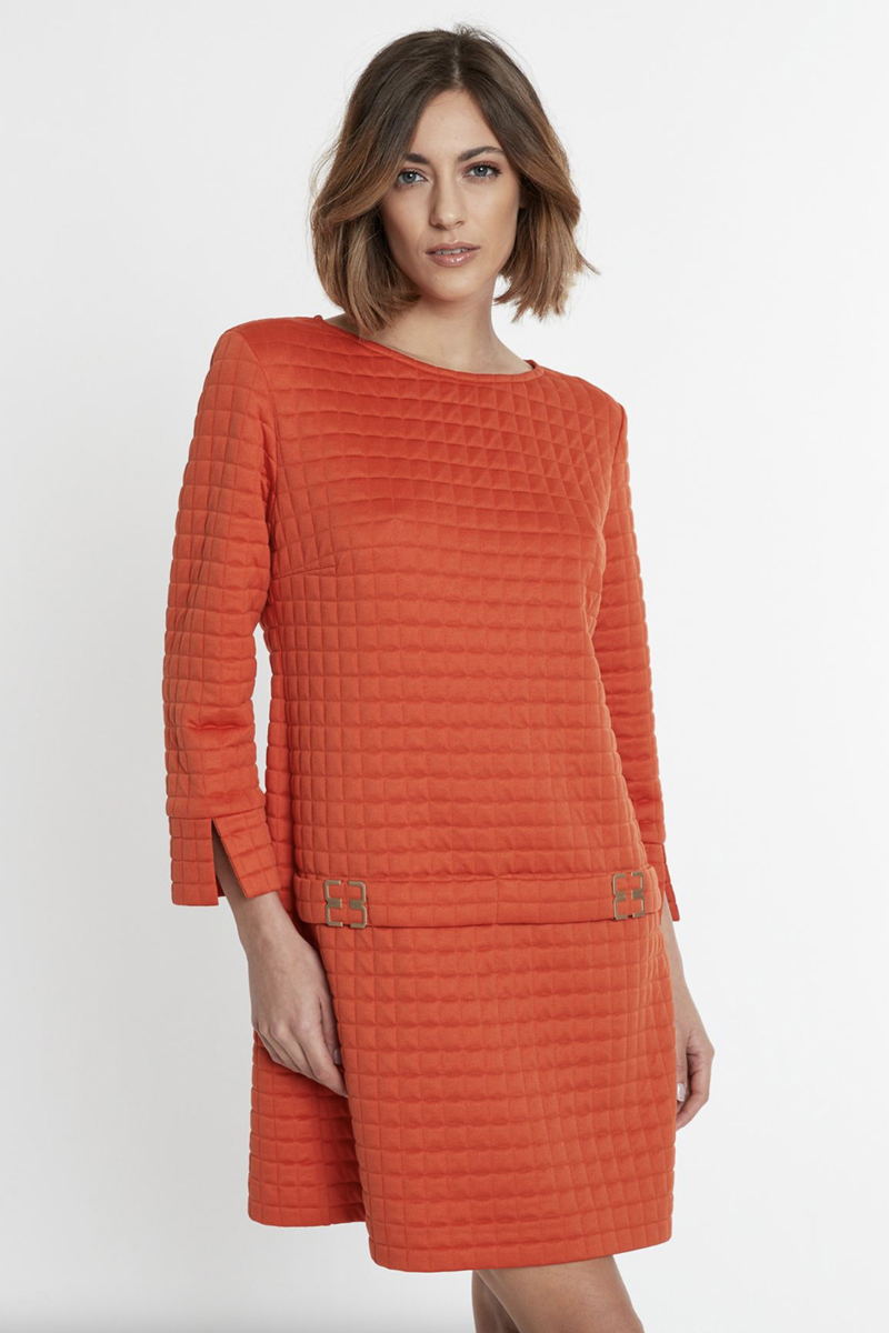 Dames jurk oranje