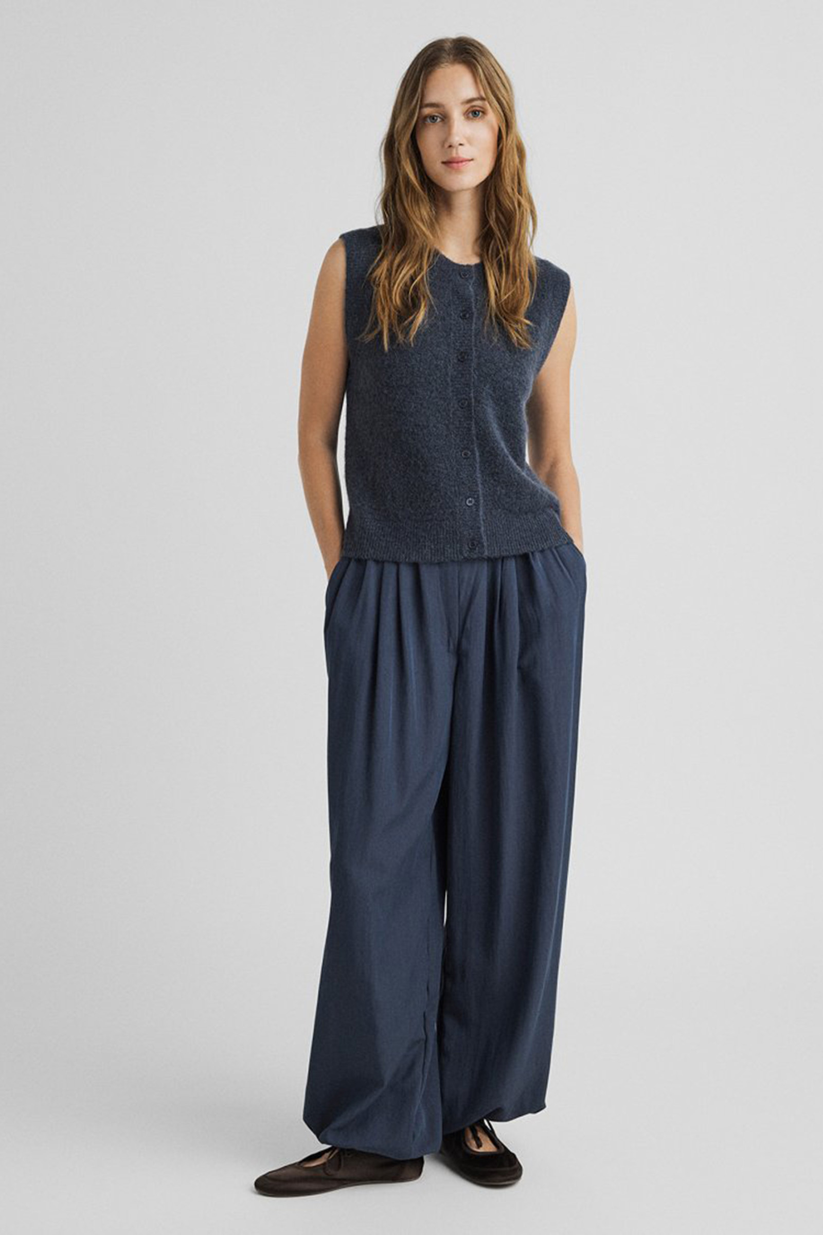 Dames broek blauw