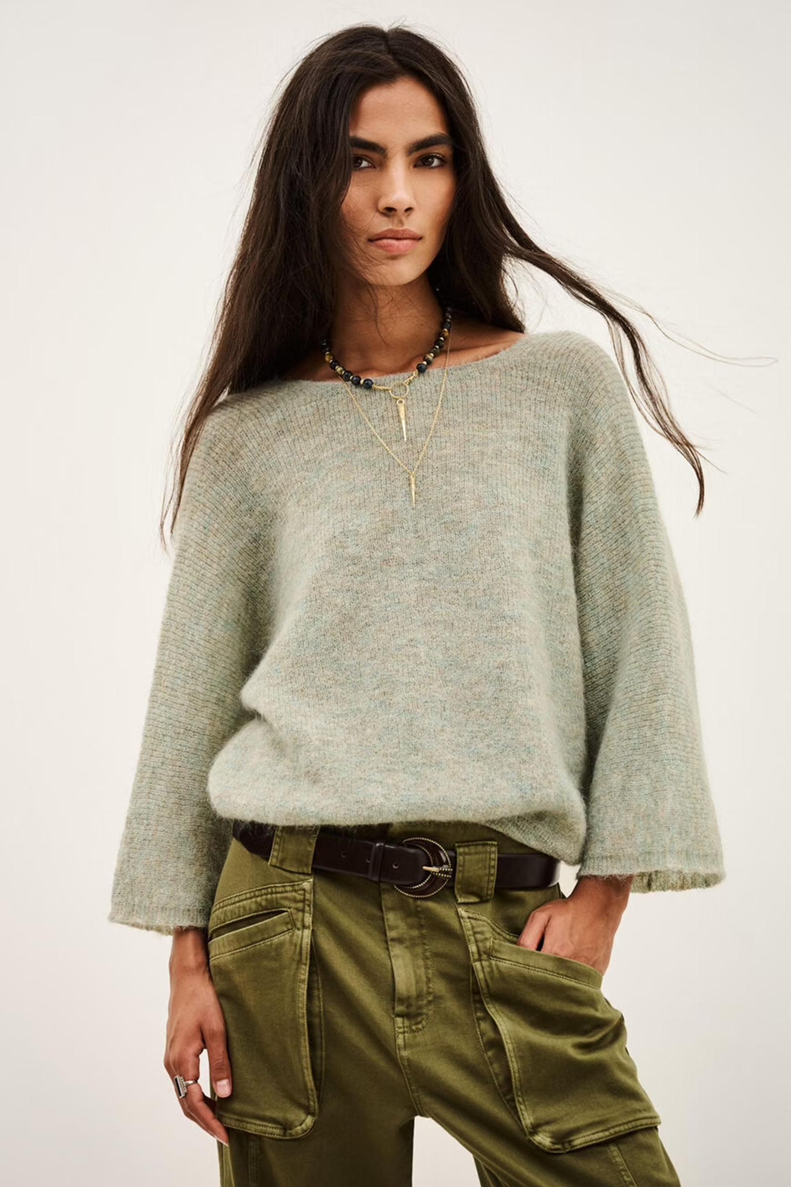 Dames trui groen