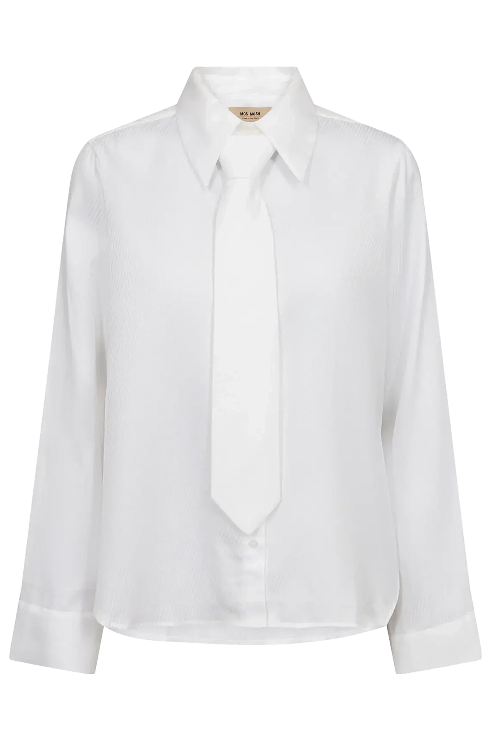 Dames blouse lange mouw ecru