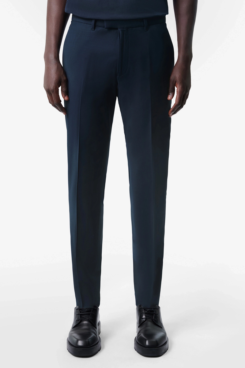 Heren broek blauw