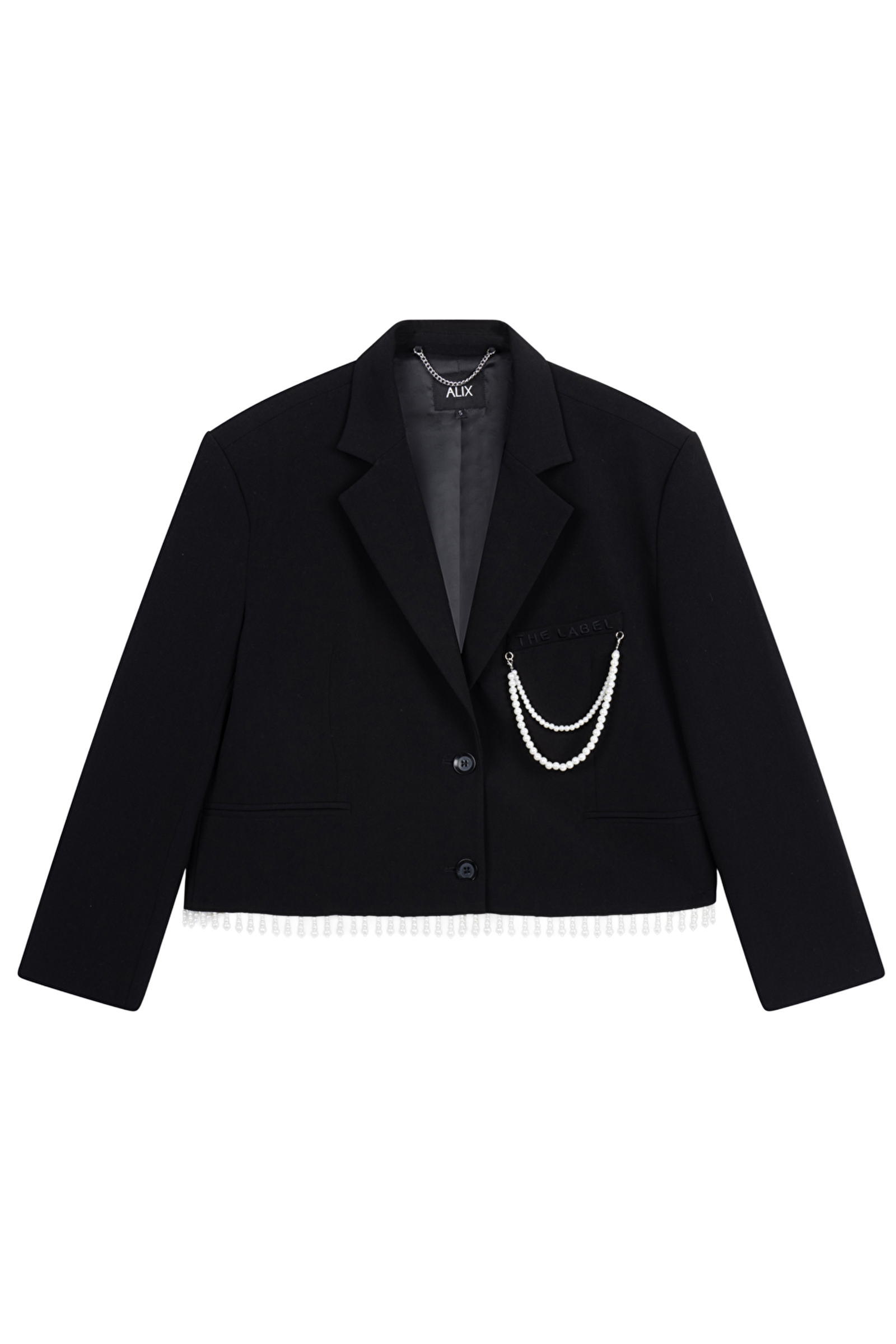 Dames blazer zwart