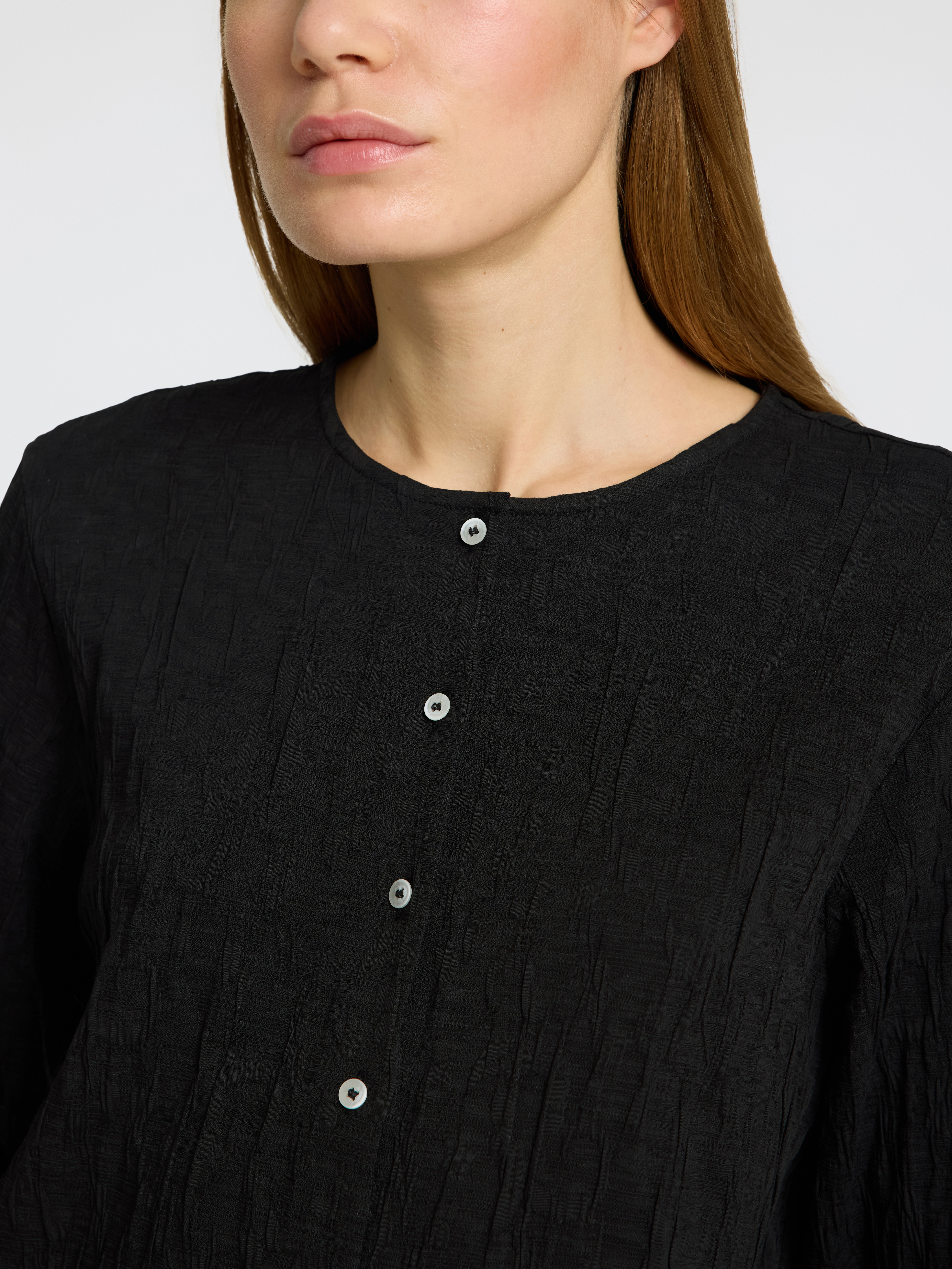 Selected SLFCORIA LS SHIRT B 179099-Black 4