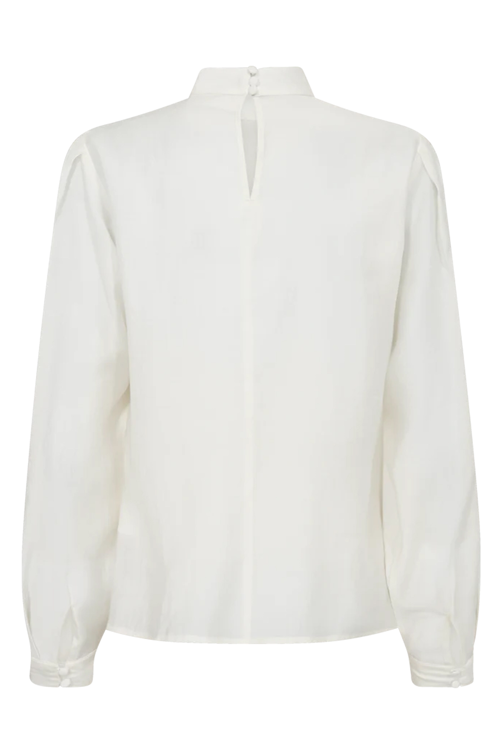 Dames blouse lange mouw ecru
