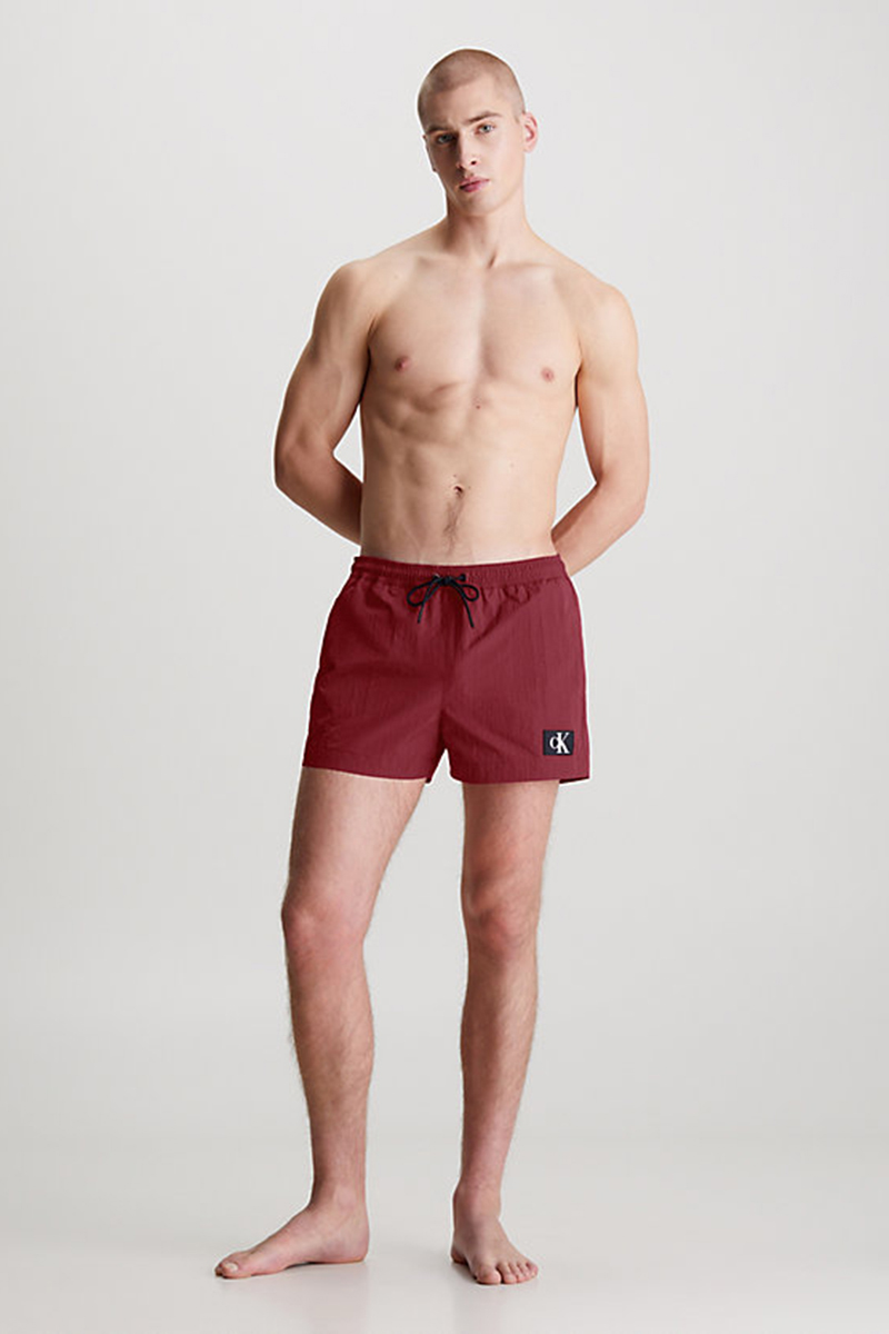 Bad/beach heren zwemshort rood