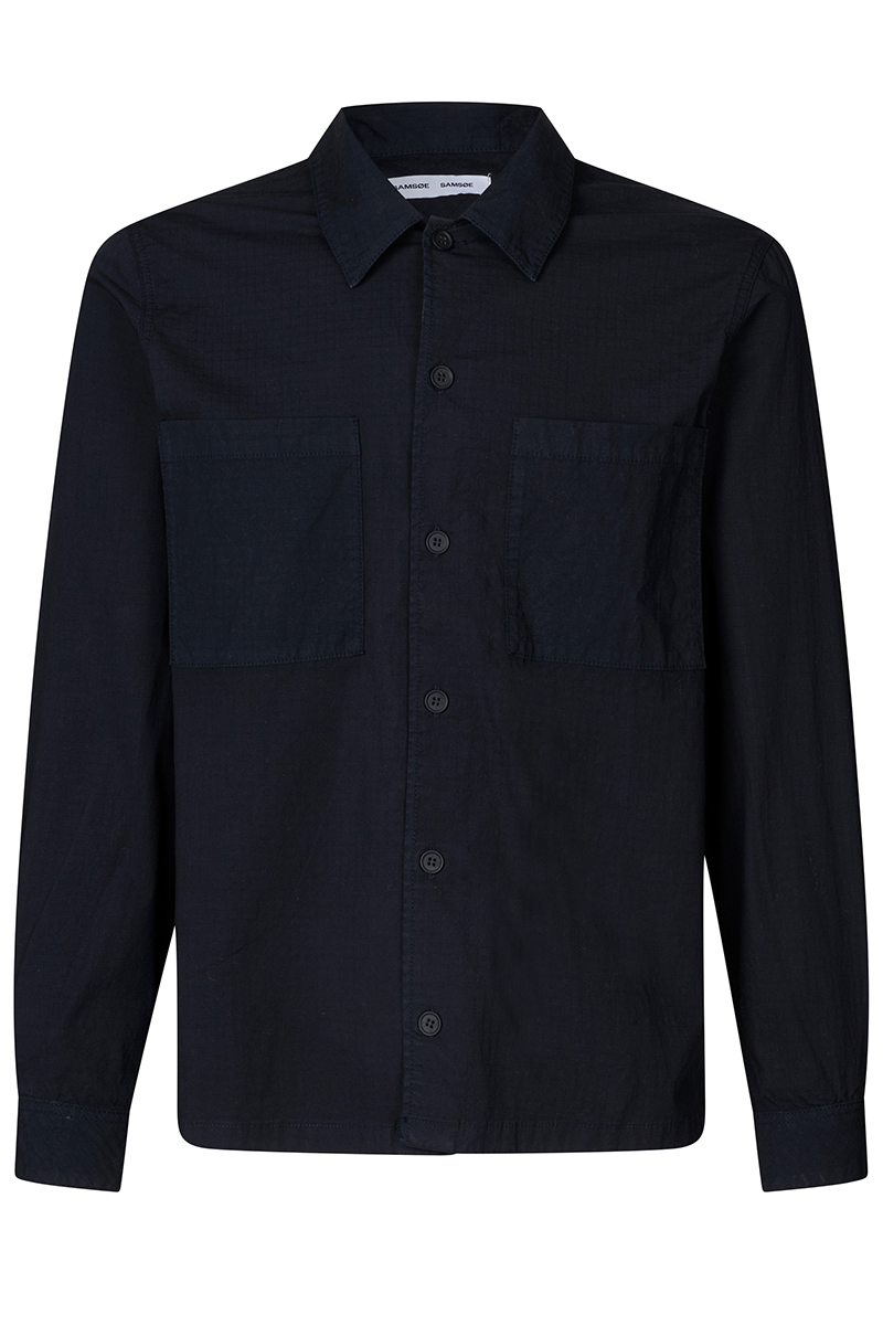 Samsøe Samsøe TAKA SHIRT Blauw-1 1