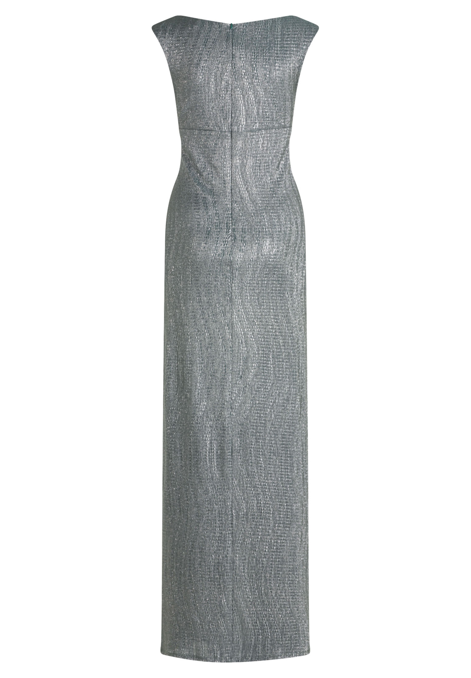 Vera Mont Kleid Lang ohne Arm Dark Green/Grey 2