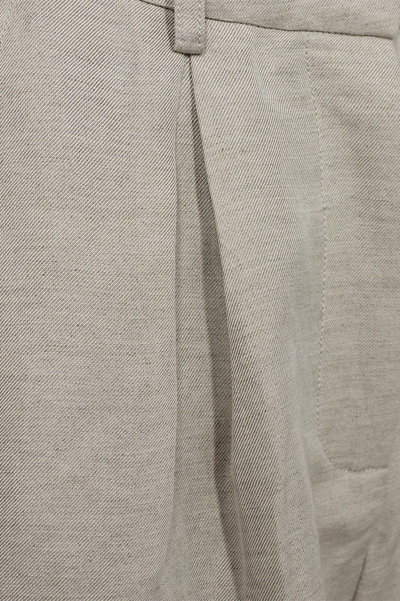 Dames short bruin