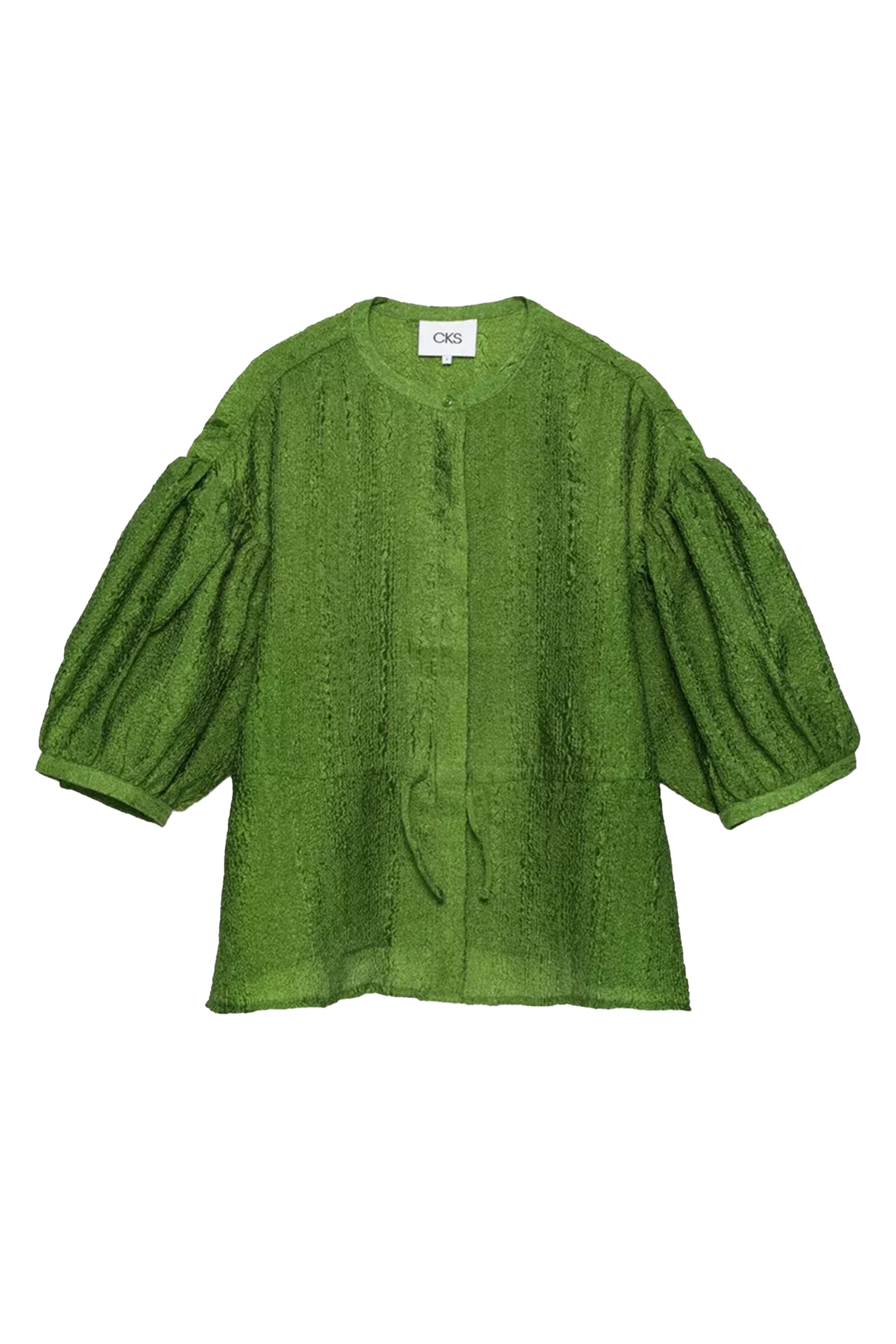 Dames blouse lange mouw groen