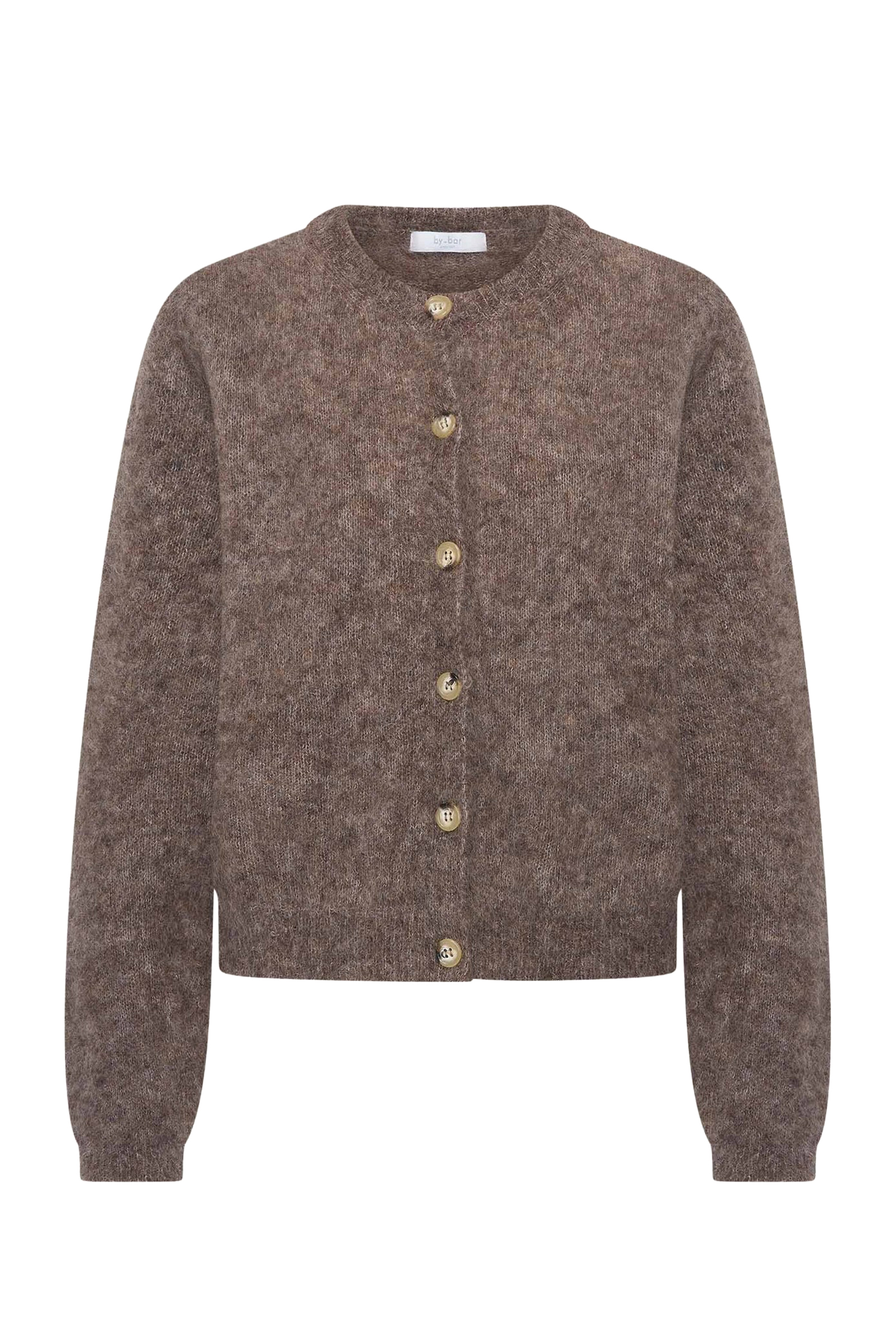 Dames vest bruin