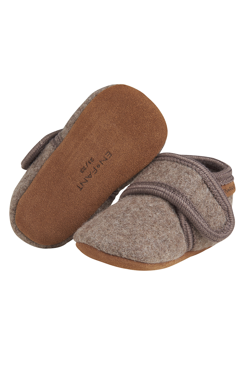 EN FANT baby wool slippers bruin/beige-1 3