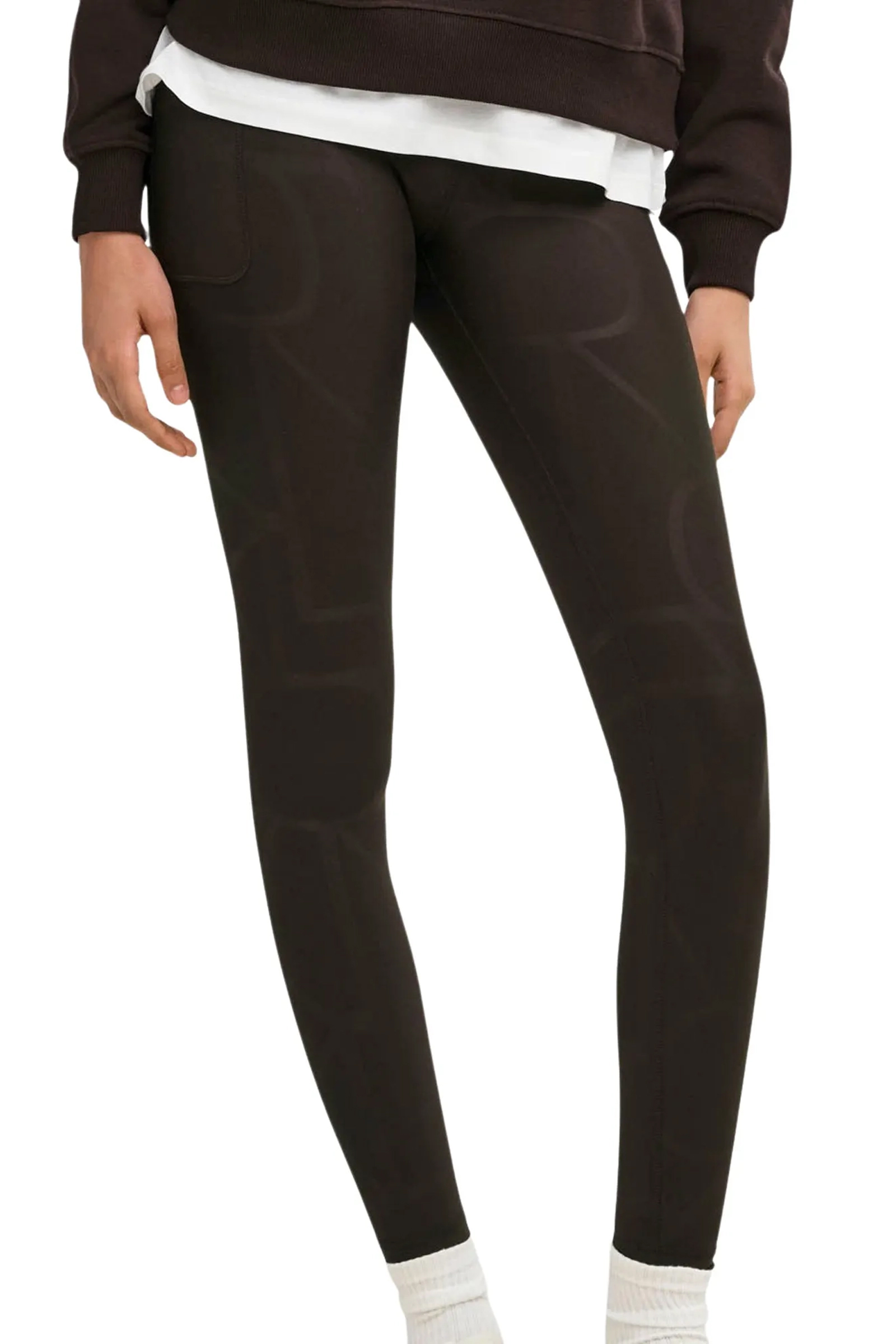 Dames legging bruin