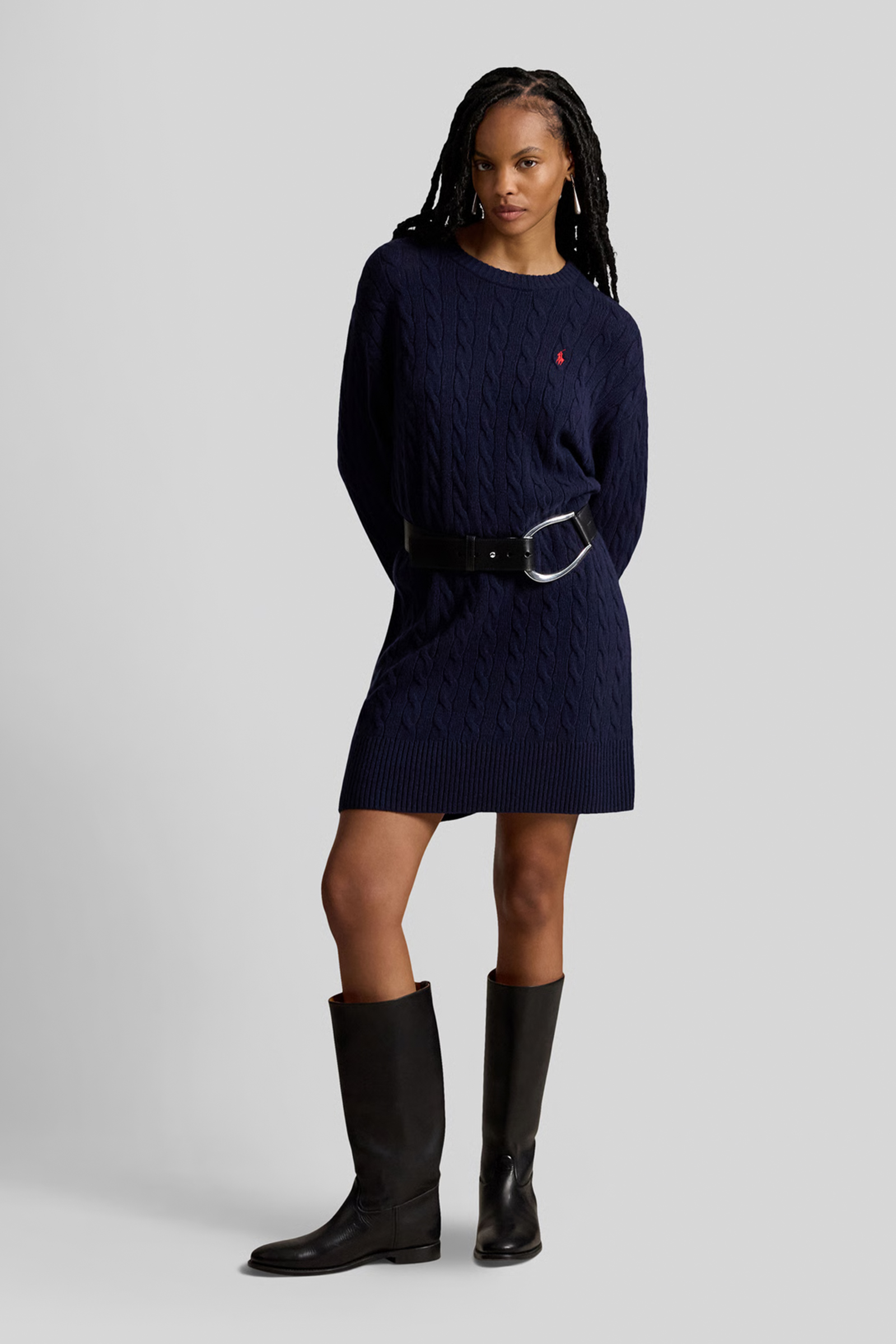 Dames jurk blauw