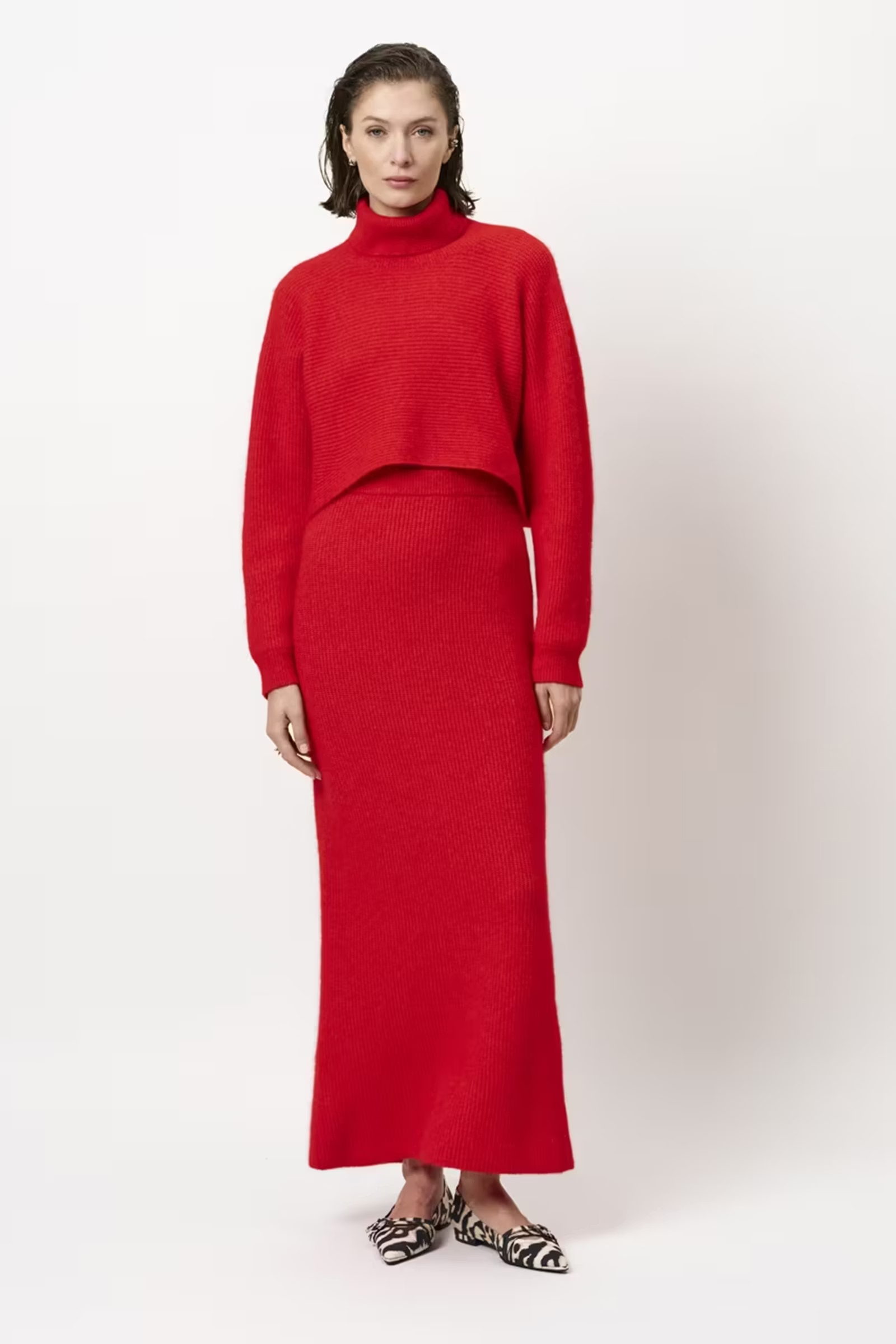 Dames rok rood