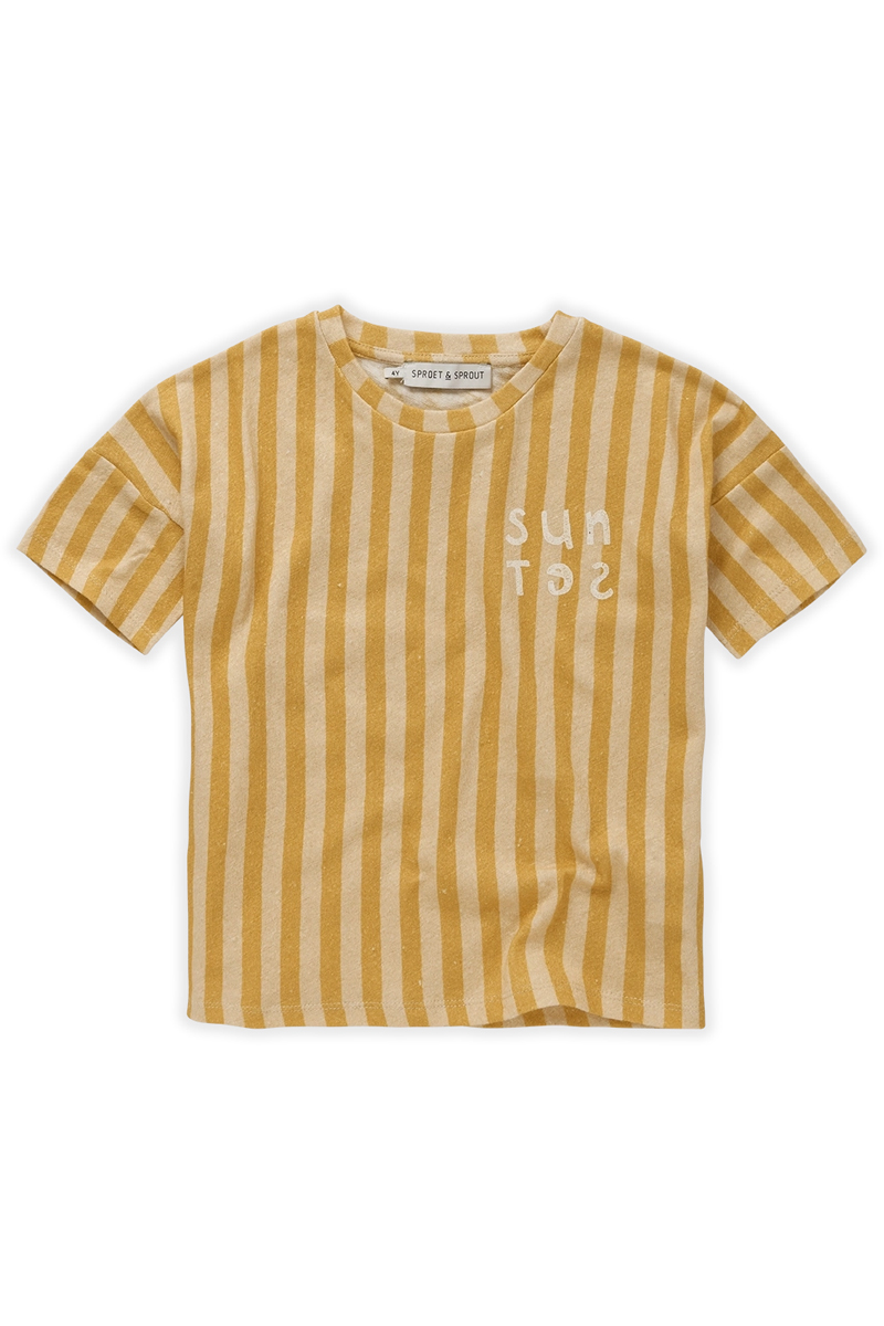 Jongens t-shirt korte mouw geel