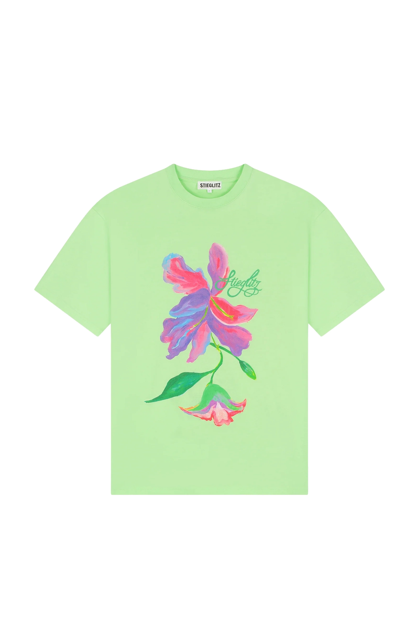 Dames t-shirt korte mouw groen