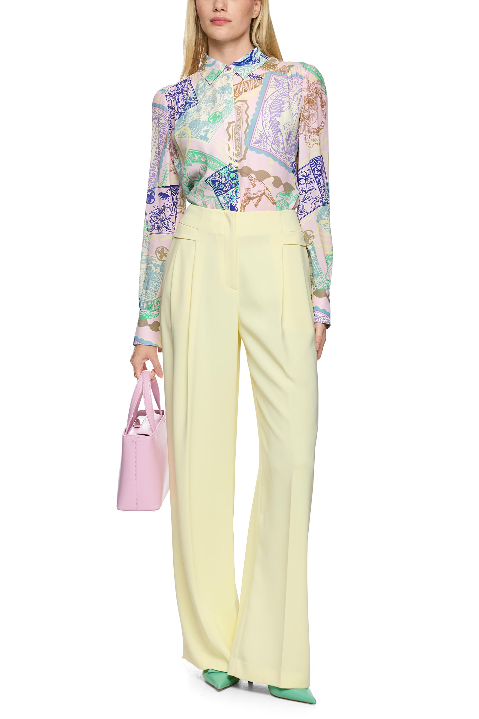 Dames broek geel