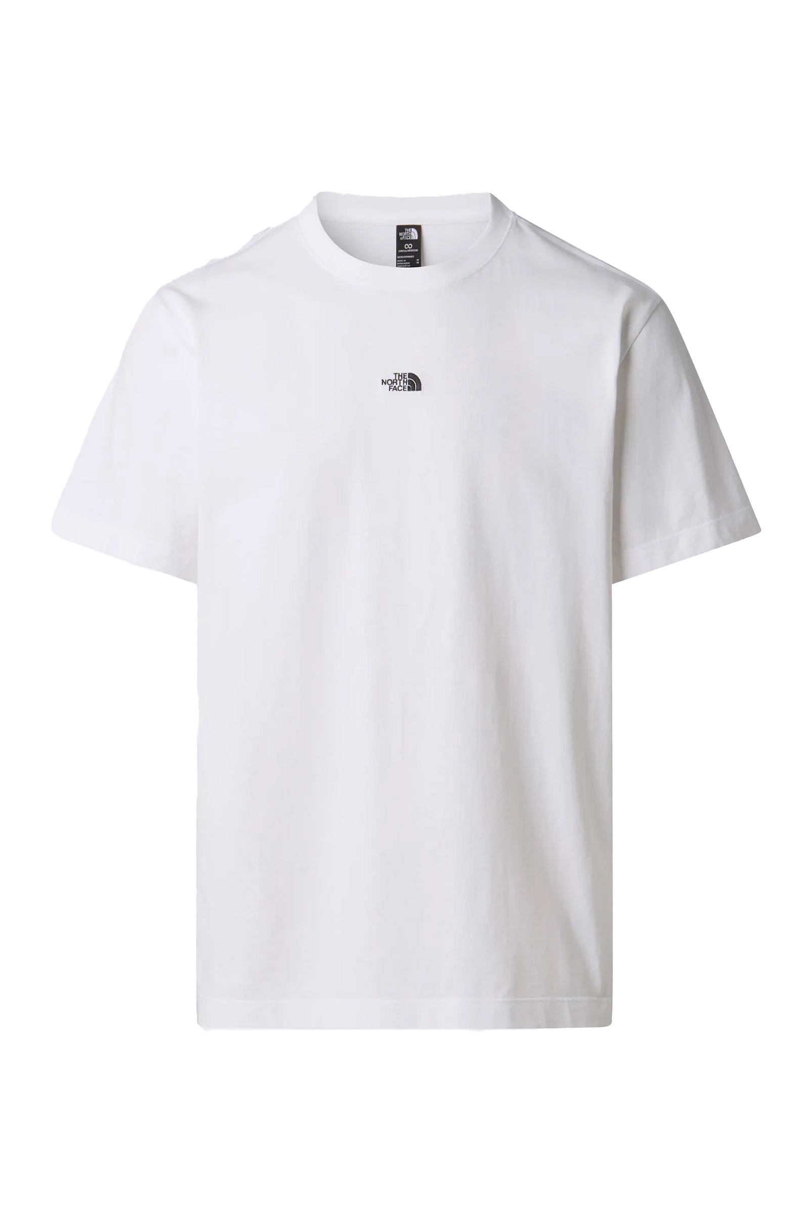 Casual heren t-shirt km wit
