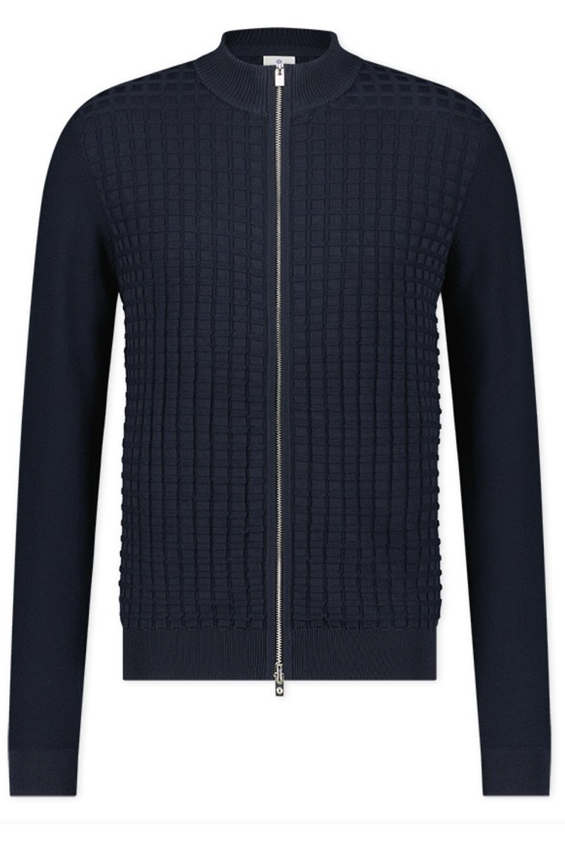 Blue Industry Cardigan Blauw-1 1