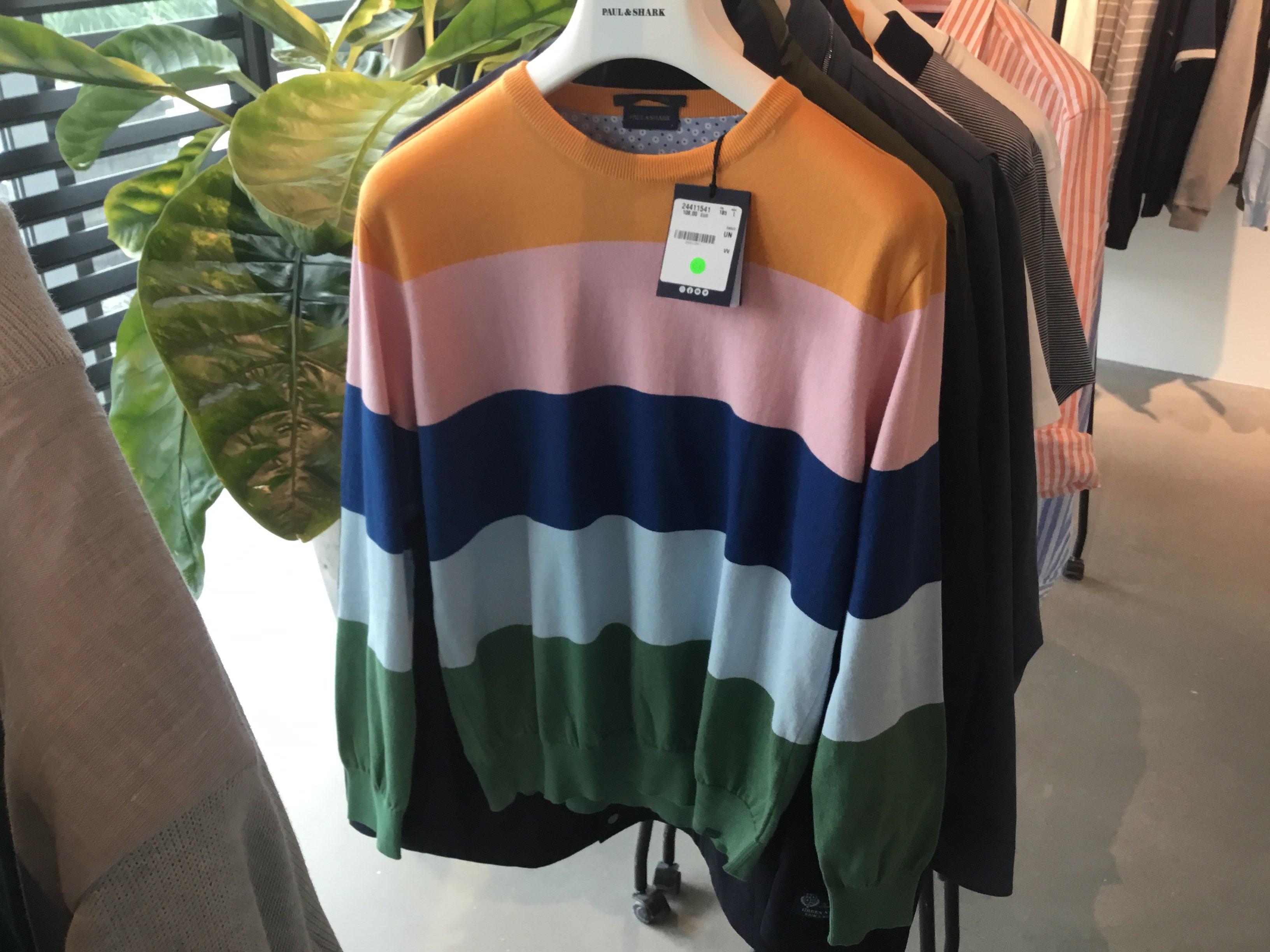 Heren trui blauw
