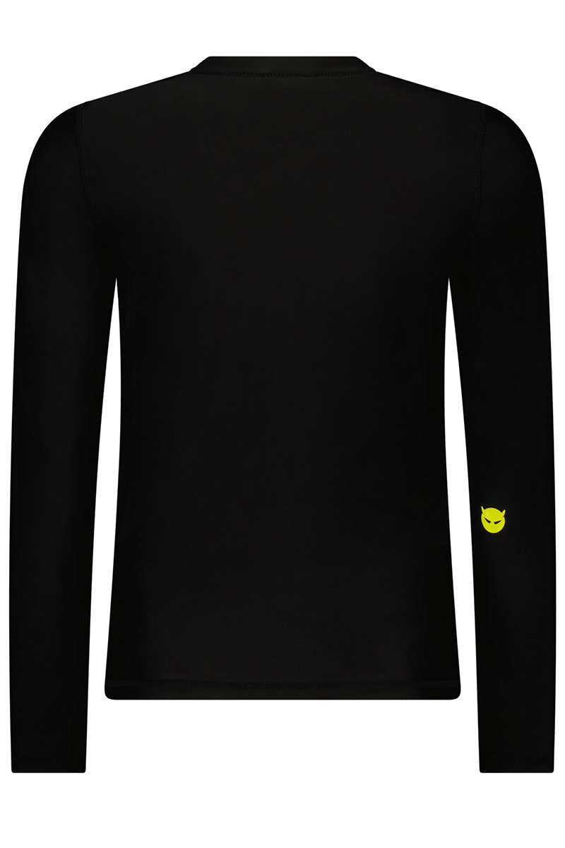 Bad/beach jongens shirt zwart