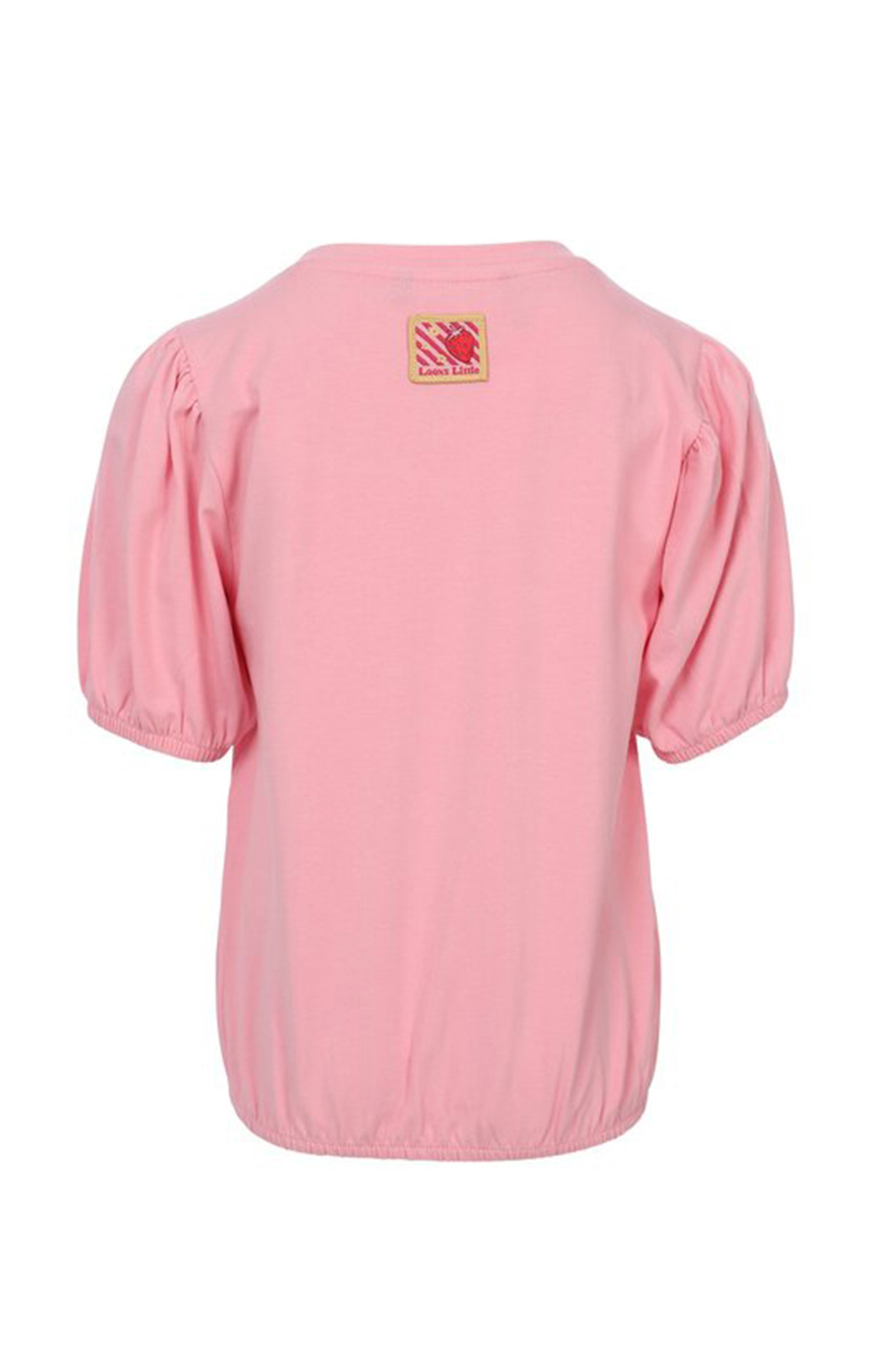 Meisjes t-shirt korte mouw rose