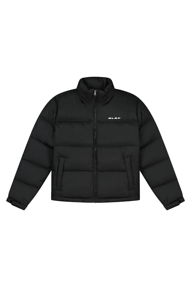 Olaf Hussein OLAF PUFFER JACKET Zwart-1 1
