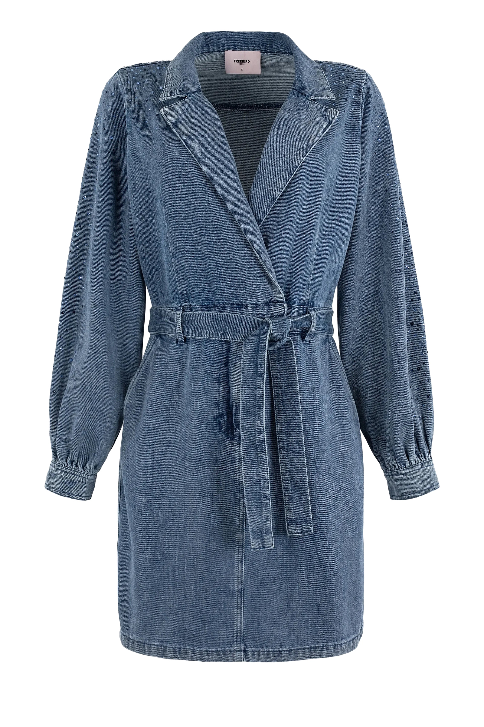 Dames jurk blauw