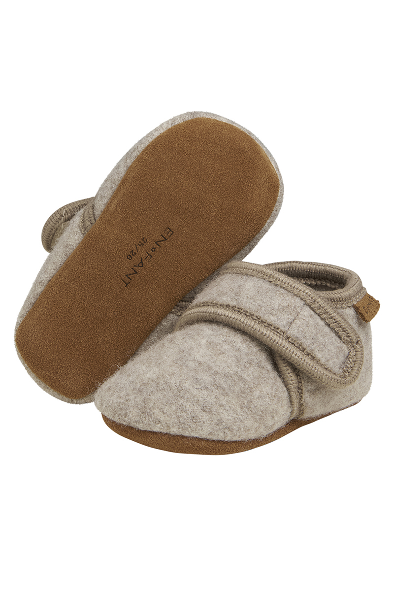 EN FANT baby wool slippers bruin/beige-2 3