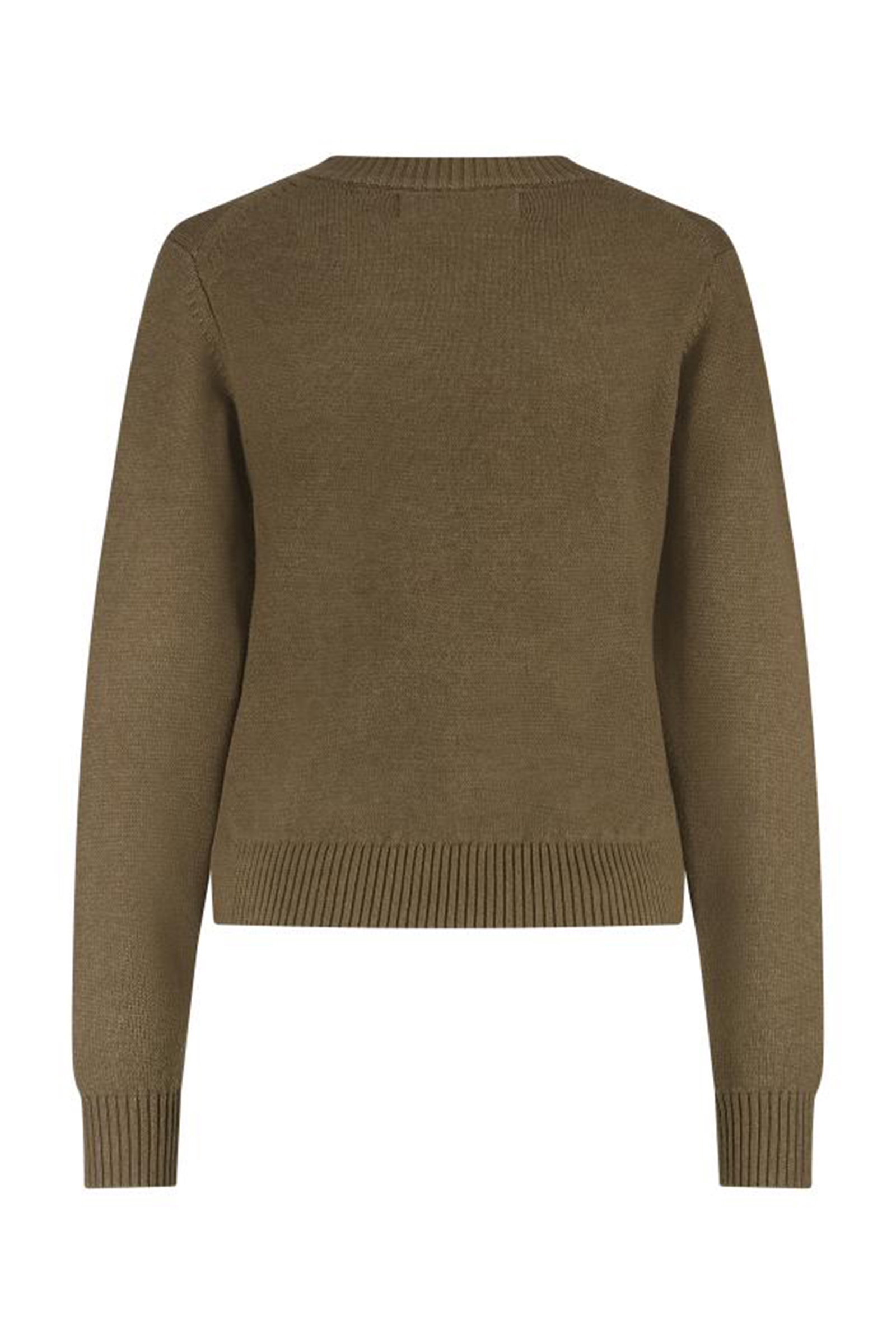 Dames sweater bruin