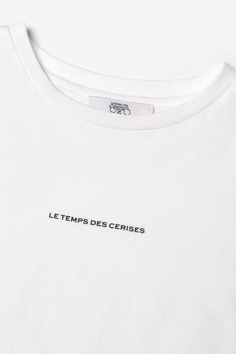 Meisjes t-shirt korte mouw wit