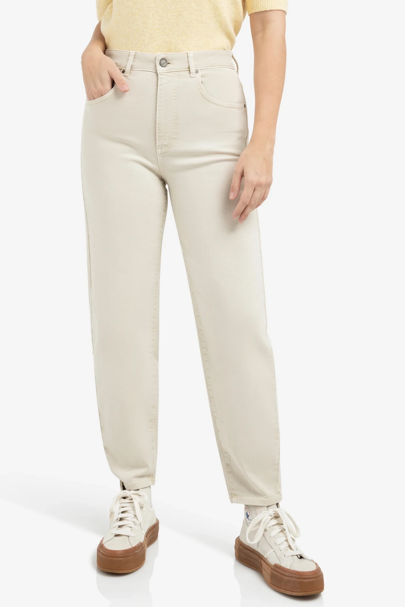 Dames jeans bruin