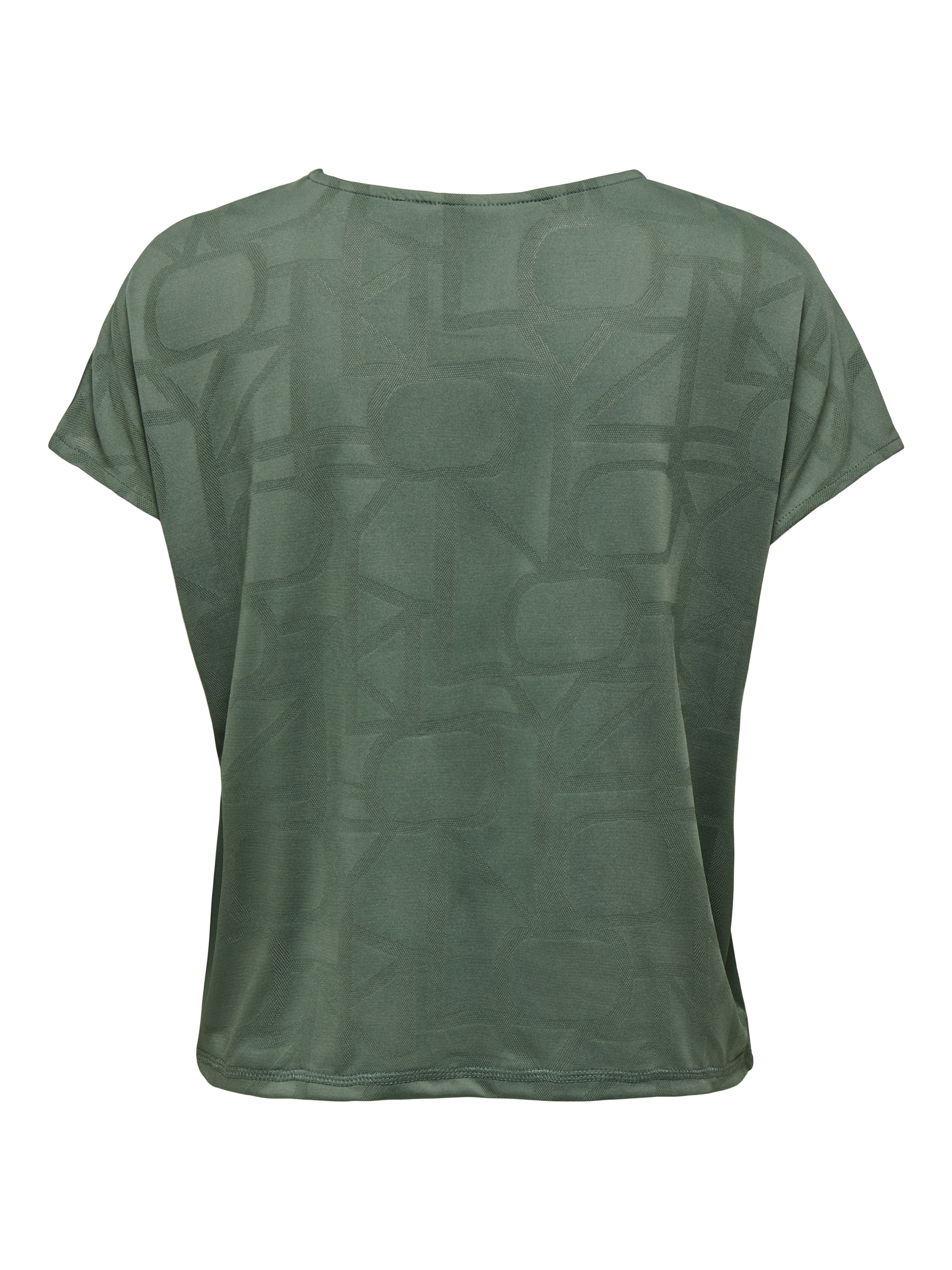 Fitness dames t-shirt km groen