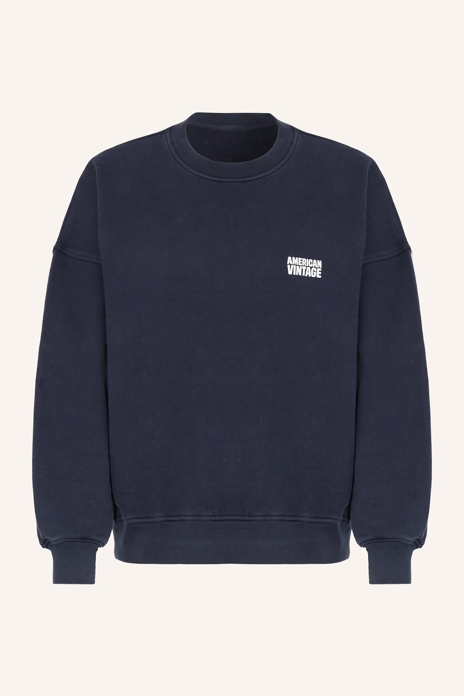 Heren sweater blauw