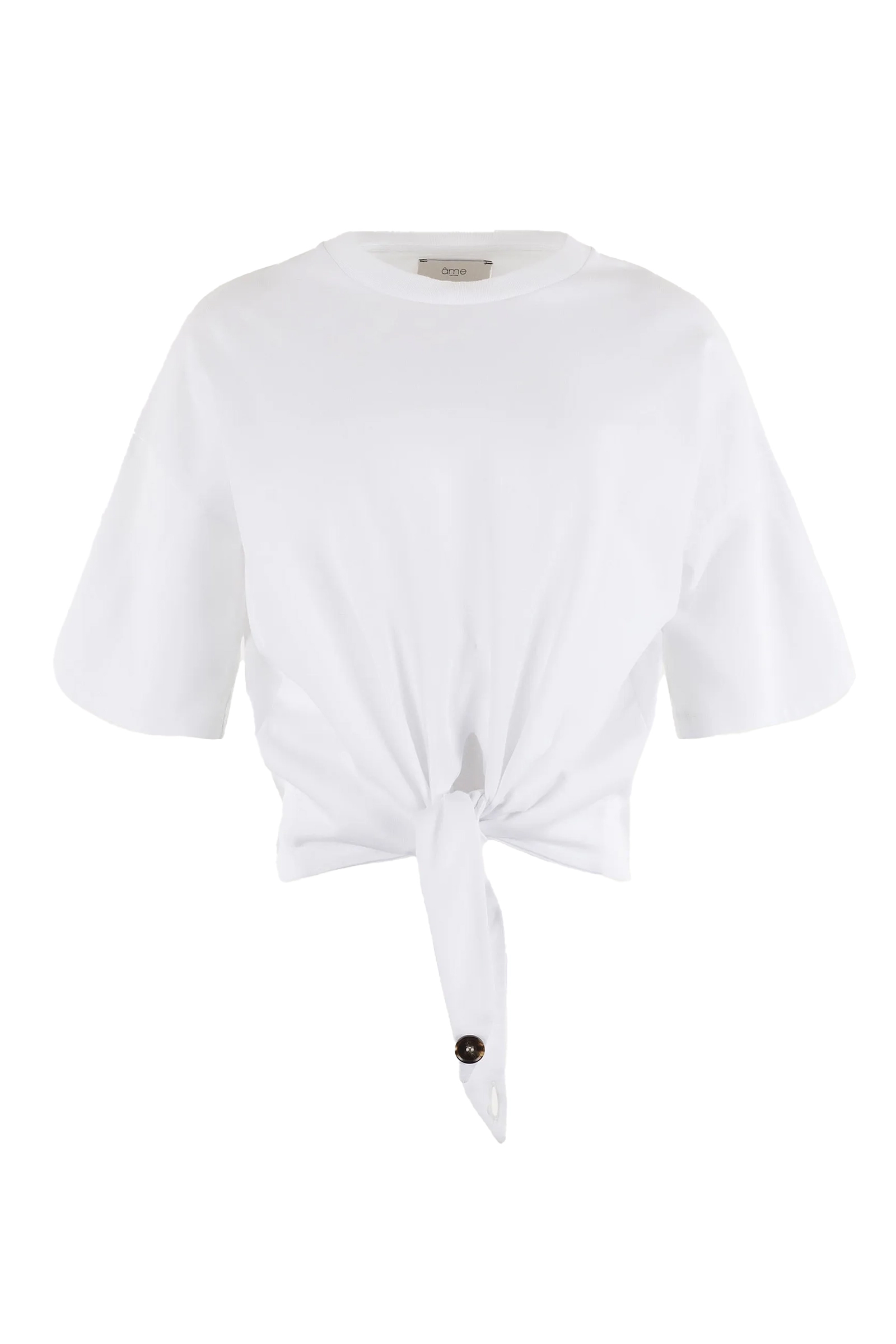 Dames t-shirt korte mouw wit