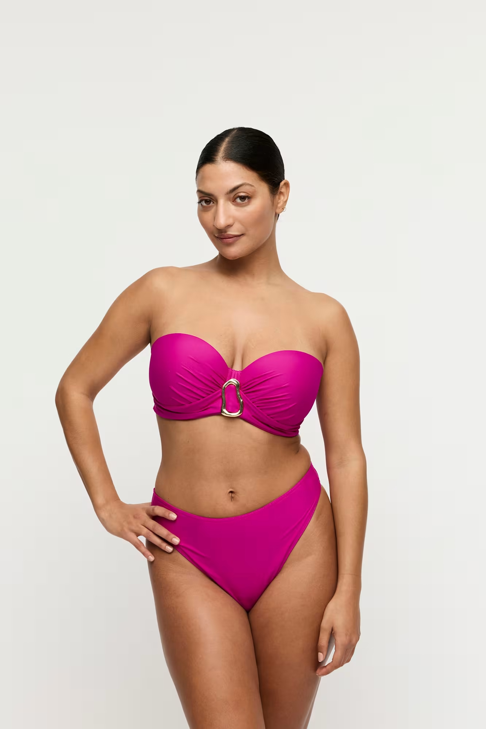 Bad/beach dames bikini top rose