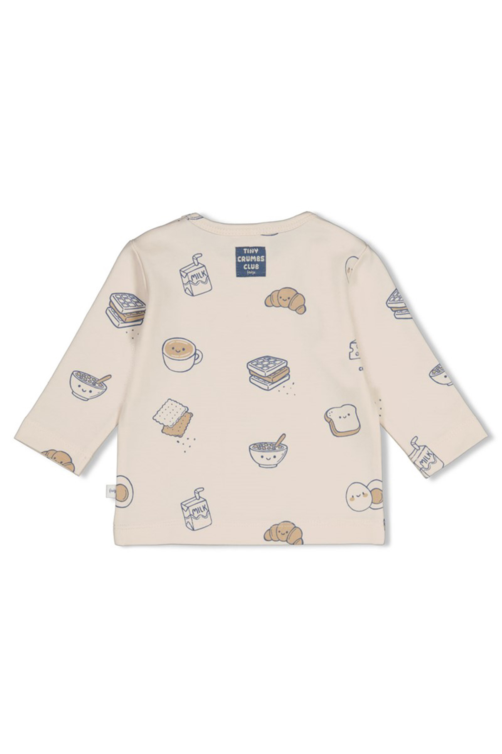 Baby t-shirt lange mouw ecru